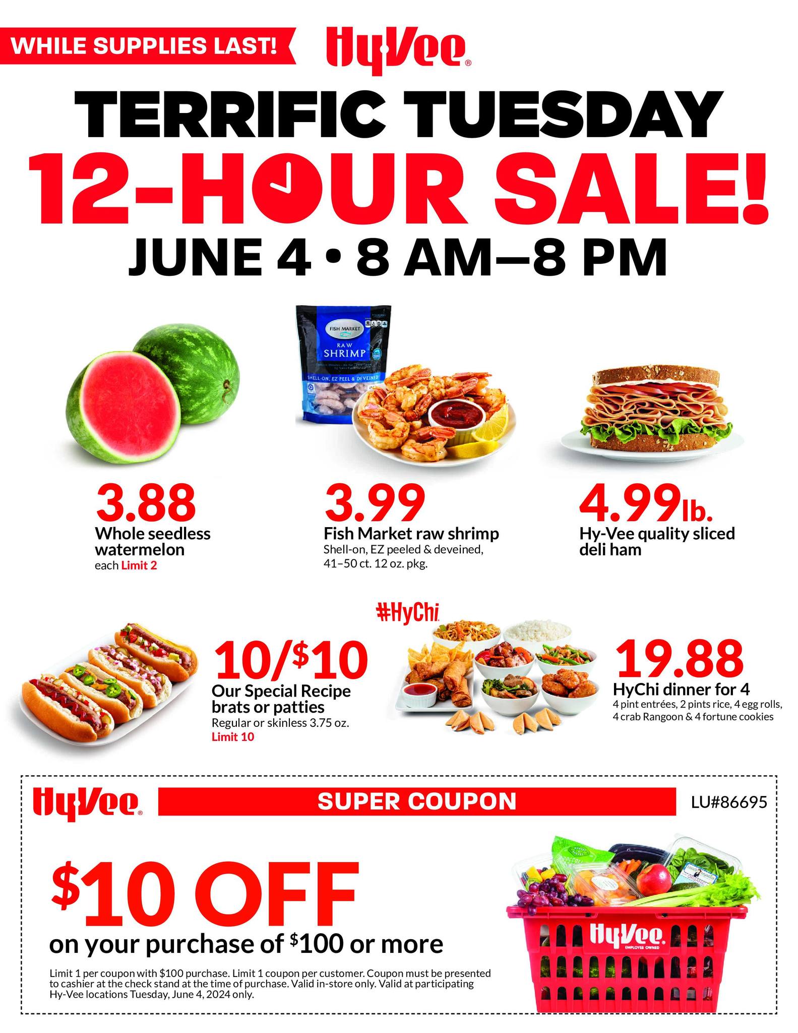 Hy-Vee Chinese Menu