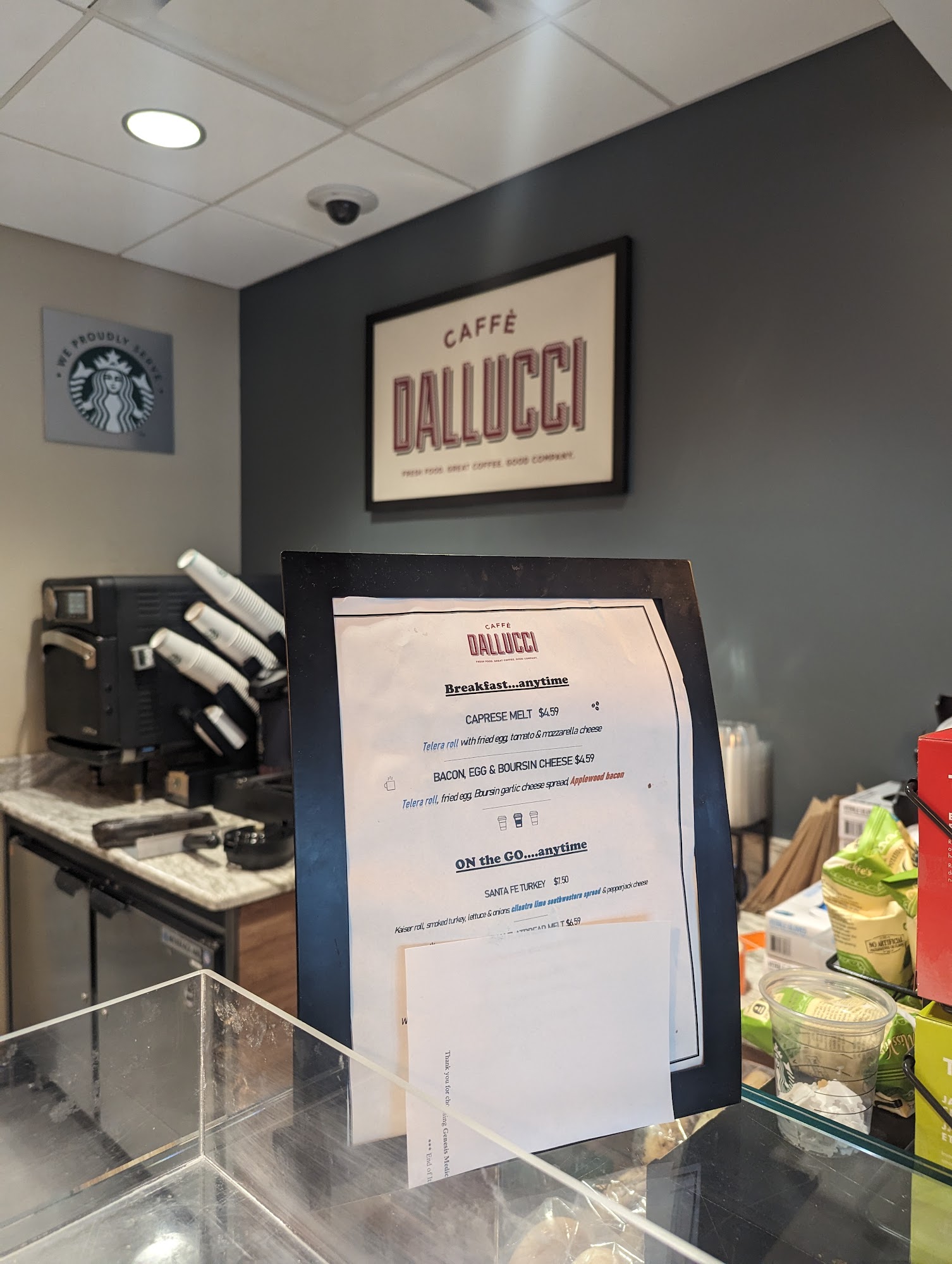 Caffé Dallucci | Davenport, IA Menu