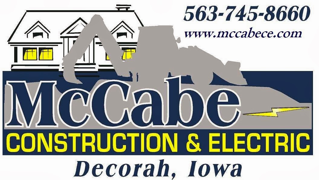 McCabe Electric, LLC 2754 Co Hwy A14, Decorah Iowa 52101