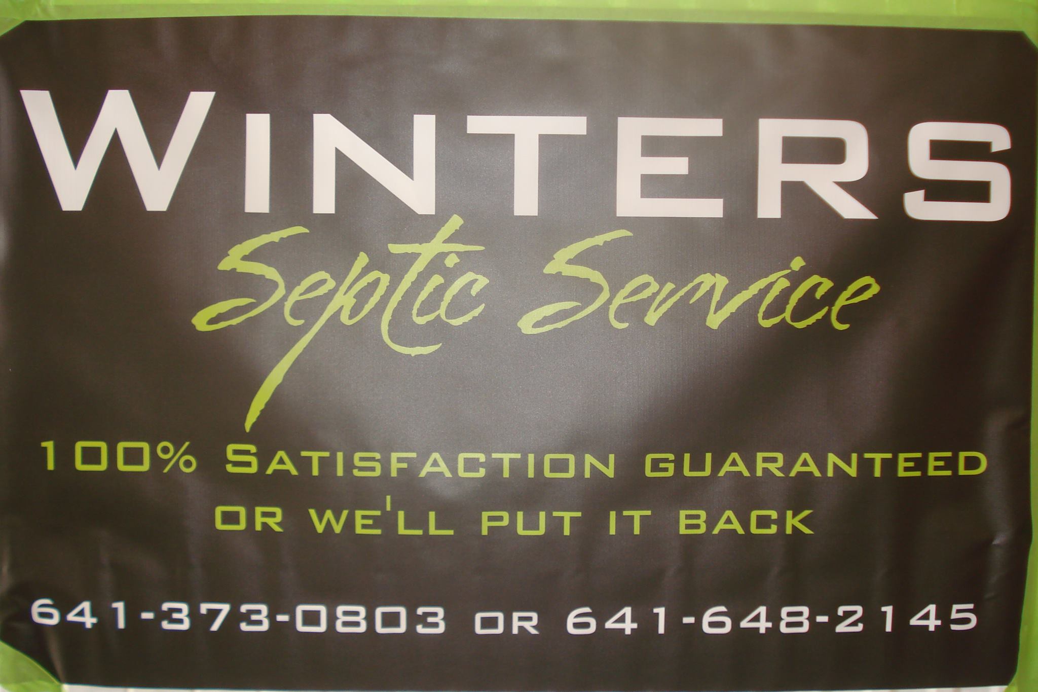 Winter's Septic Services 14939 Kk Ave, Iowa Falls Iowa 50126