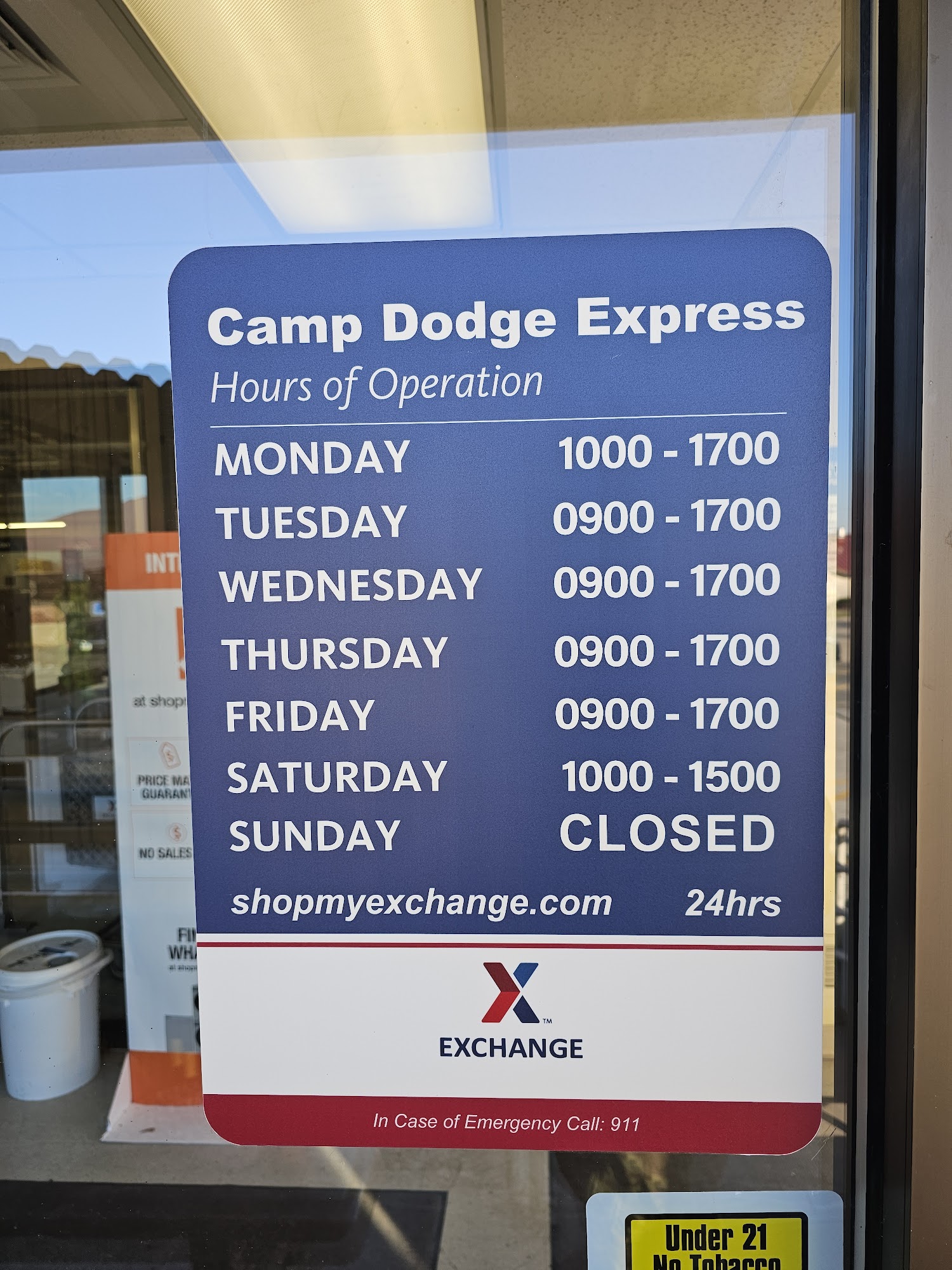 Camp Dodge Exchange