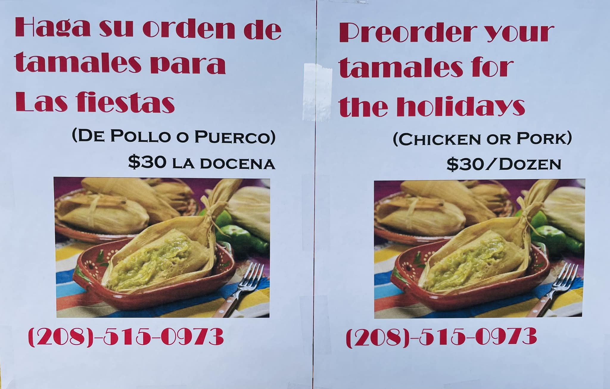 Taqueria El Torito Menu