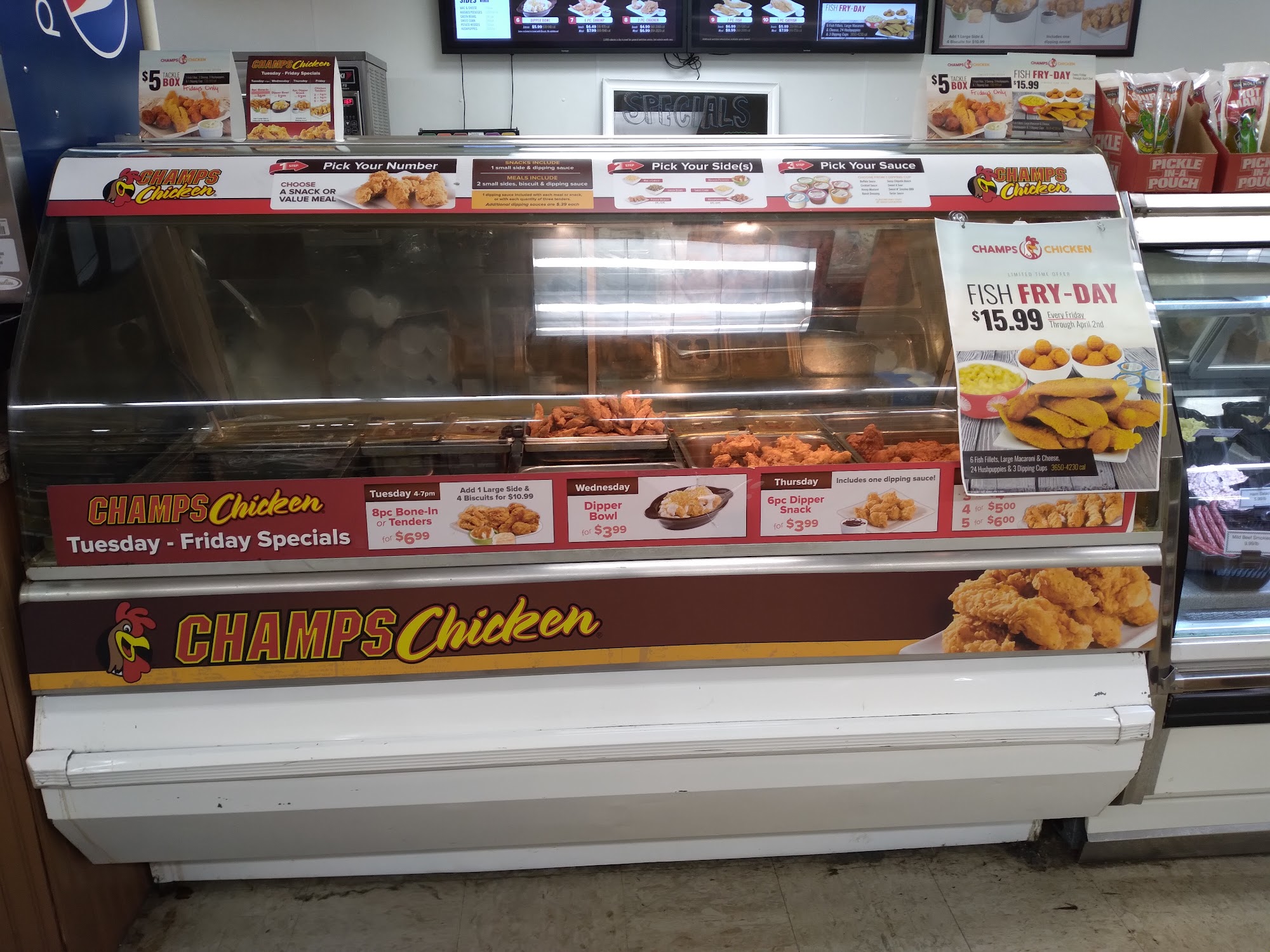 Champs Chicken Menu