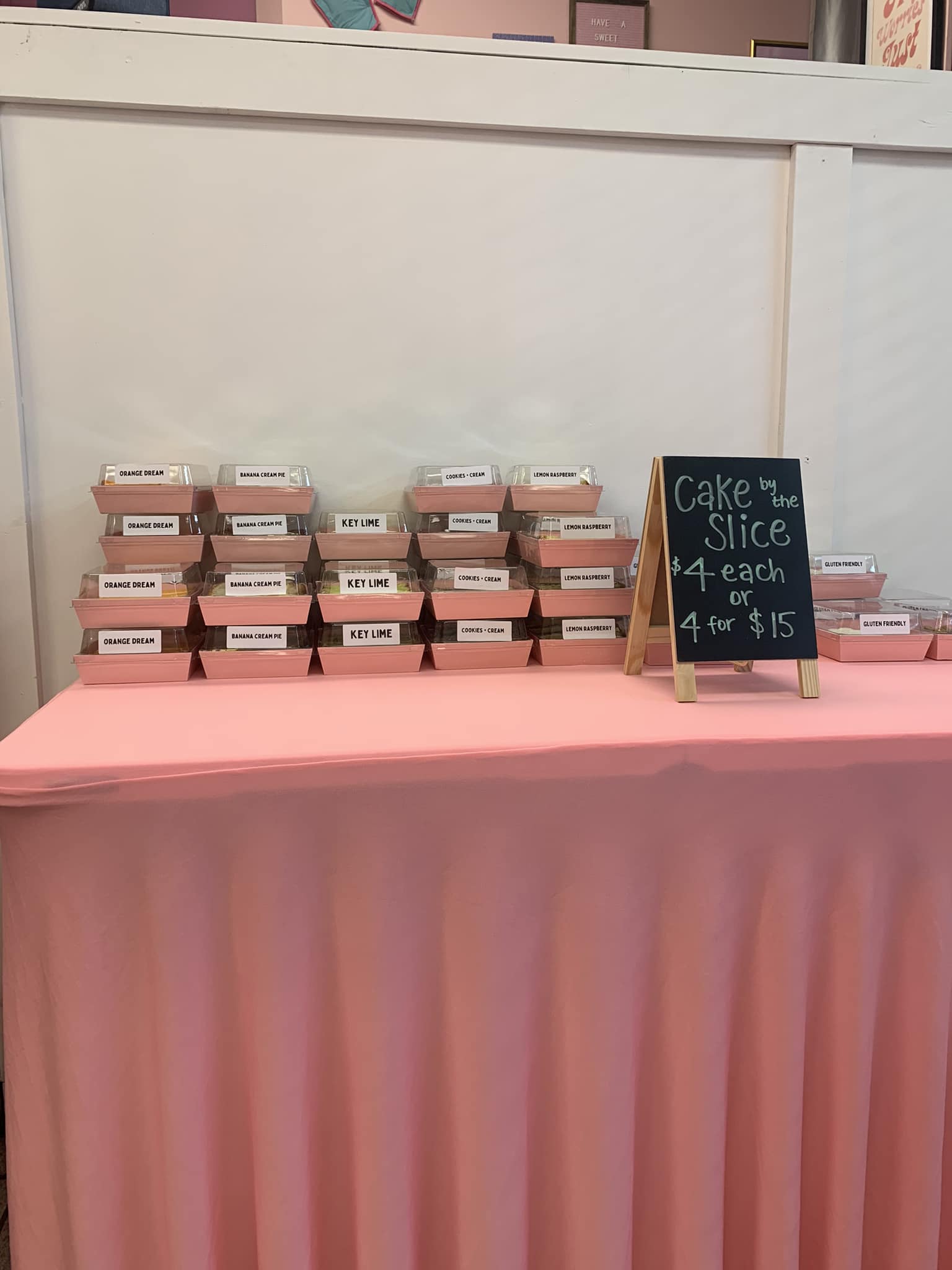 Cakes & Goodies Menu