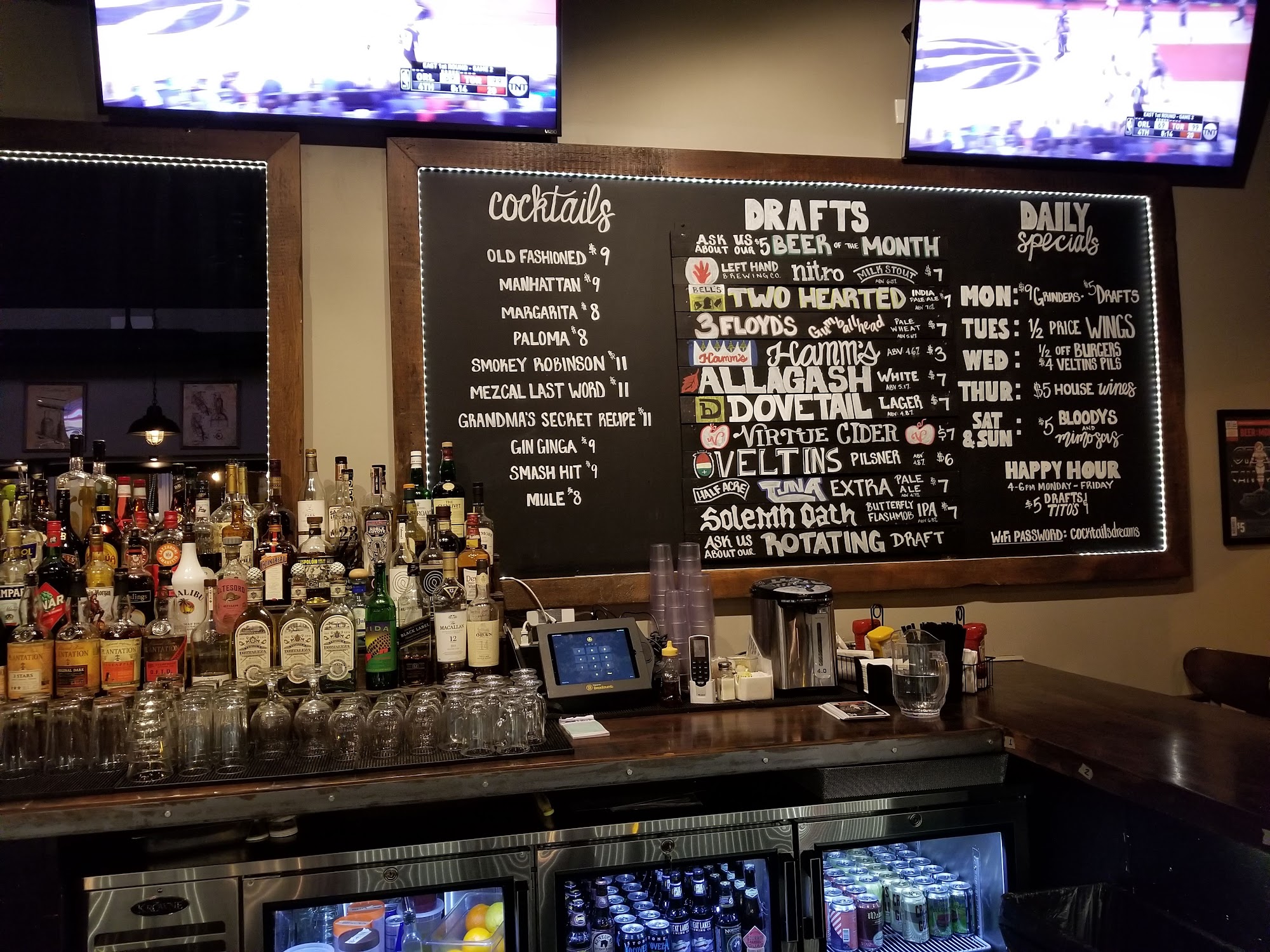 The Ravenswood Tavern Menu