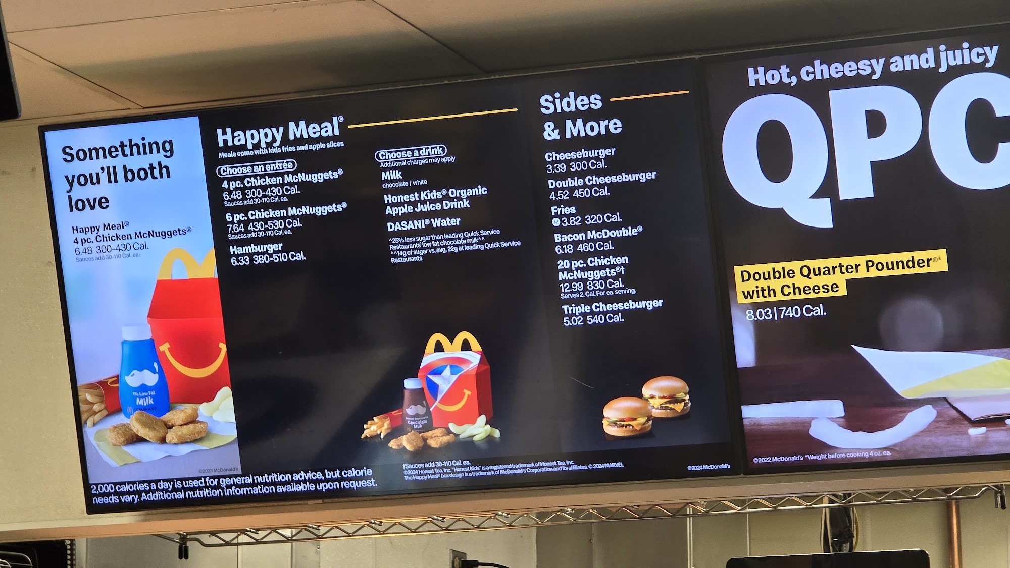 McDonald's Menu