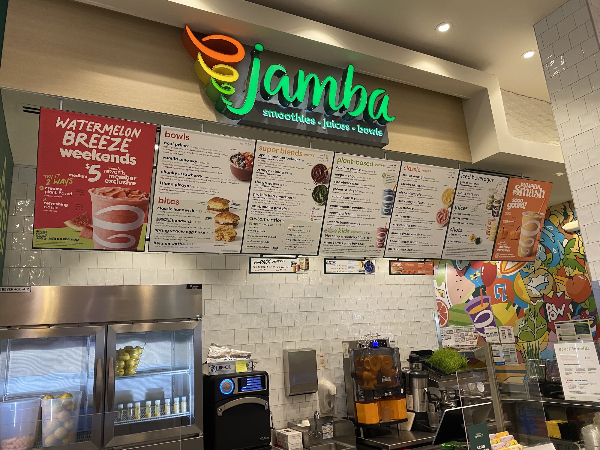 Jamba Menu