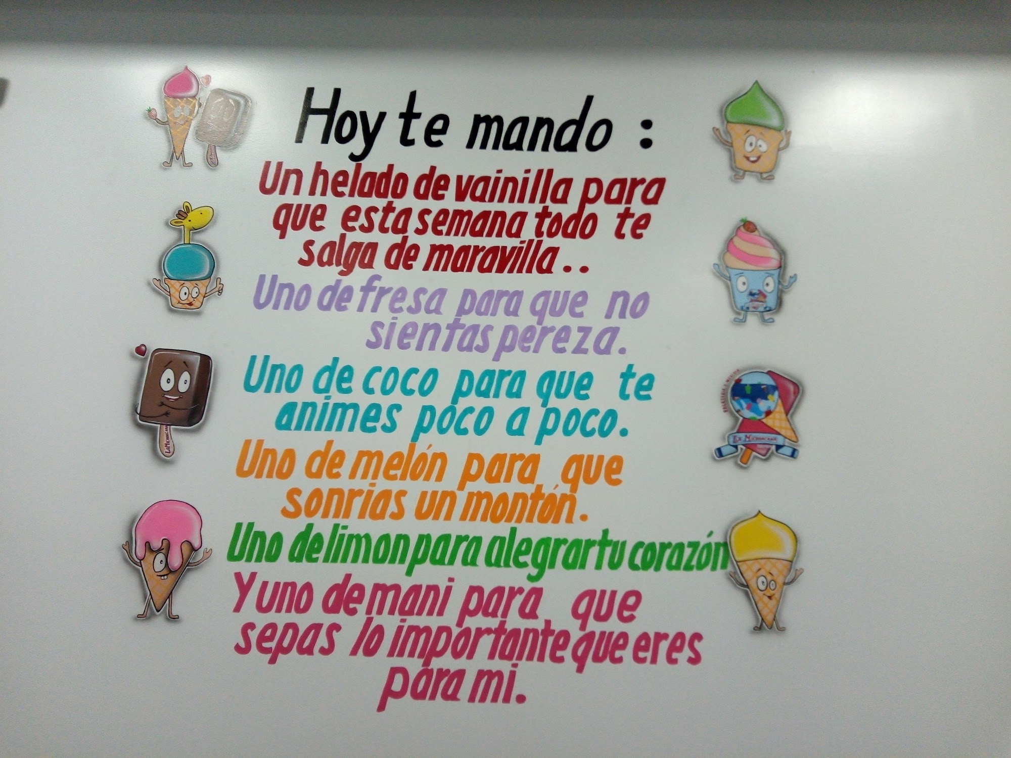 La Michoacana Premium Menu