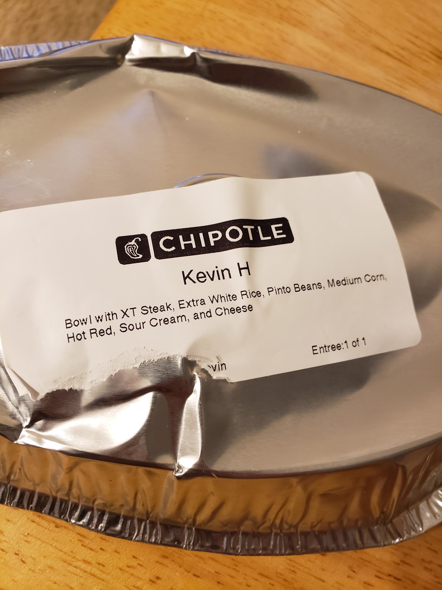 Chipotle Mexican Grill Menu