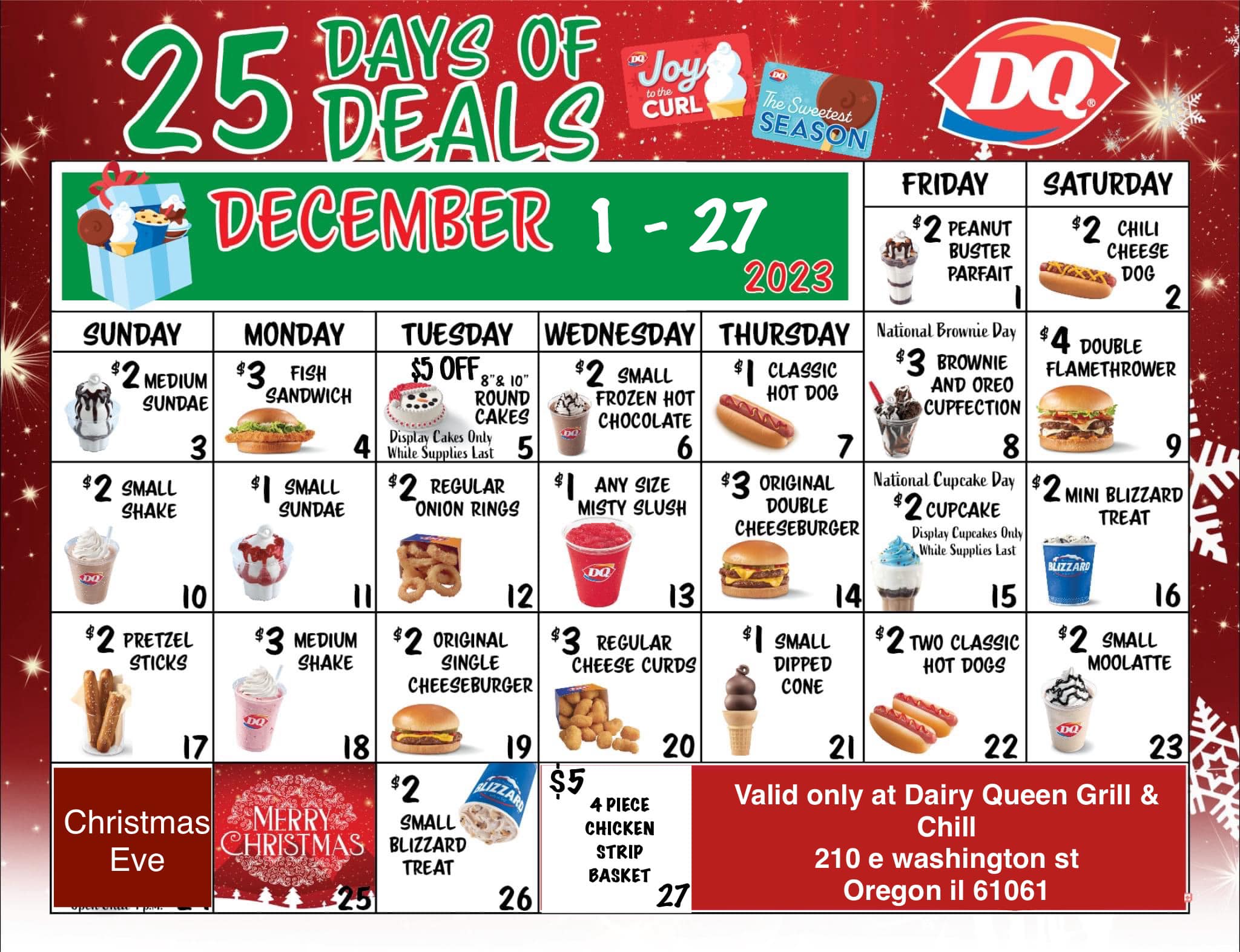 Dairy Queen Grill & Chill Menu