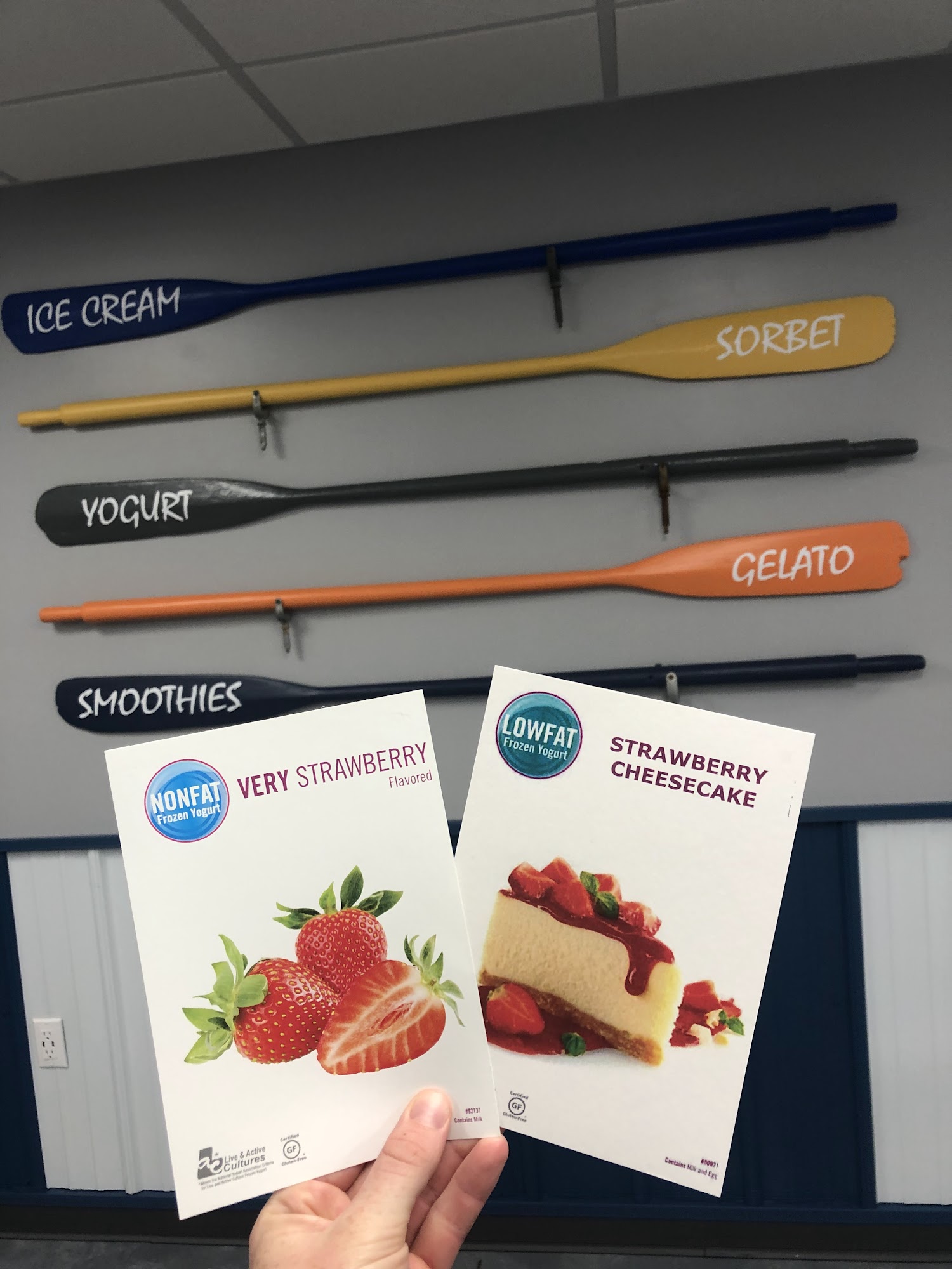 Skipper's Frozen Yogurt & Dessert Shop Menu