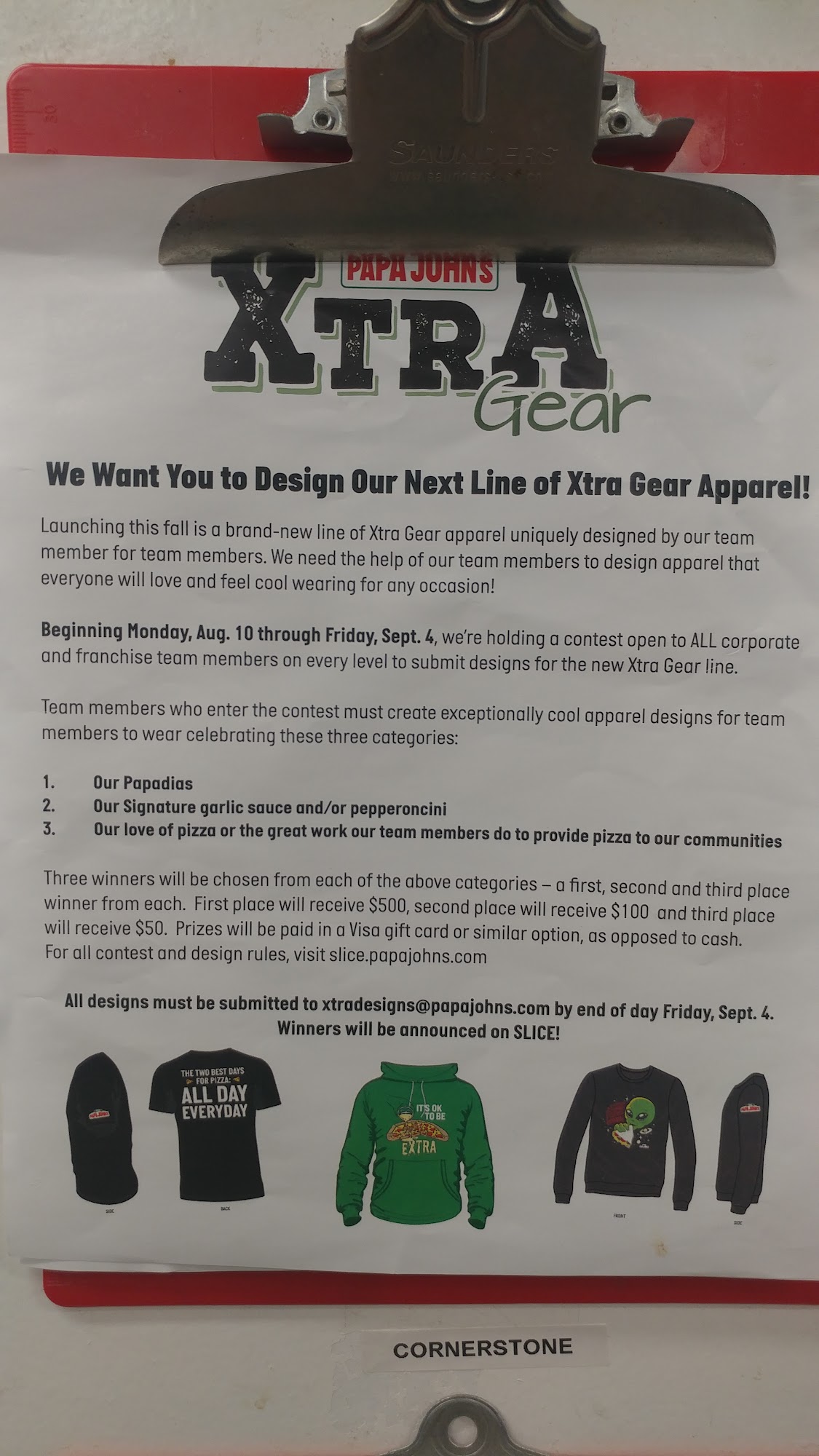 Papa Johns Pizza Menu