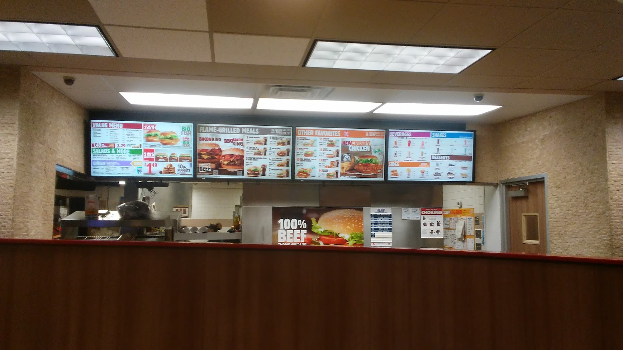 Burger King Menu
