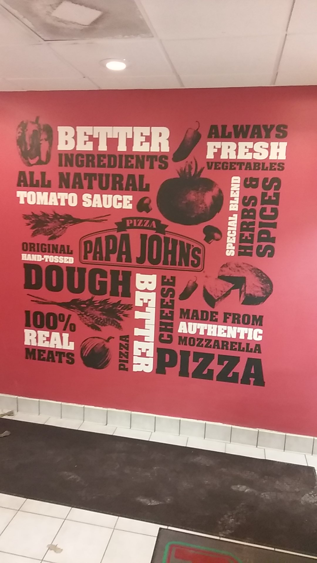 Papa Johns Pizza Menu