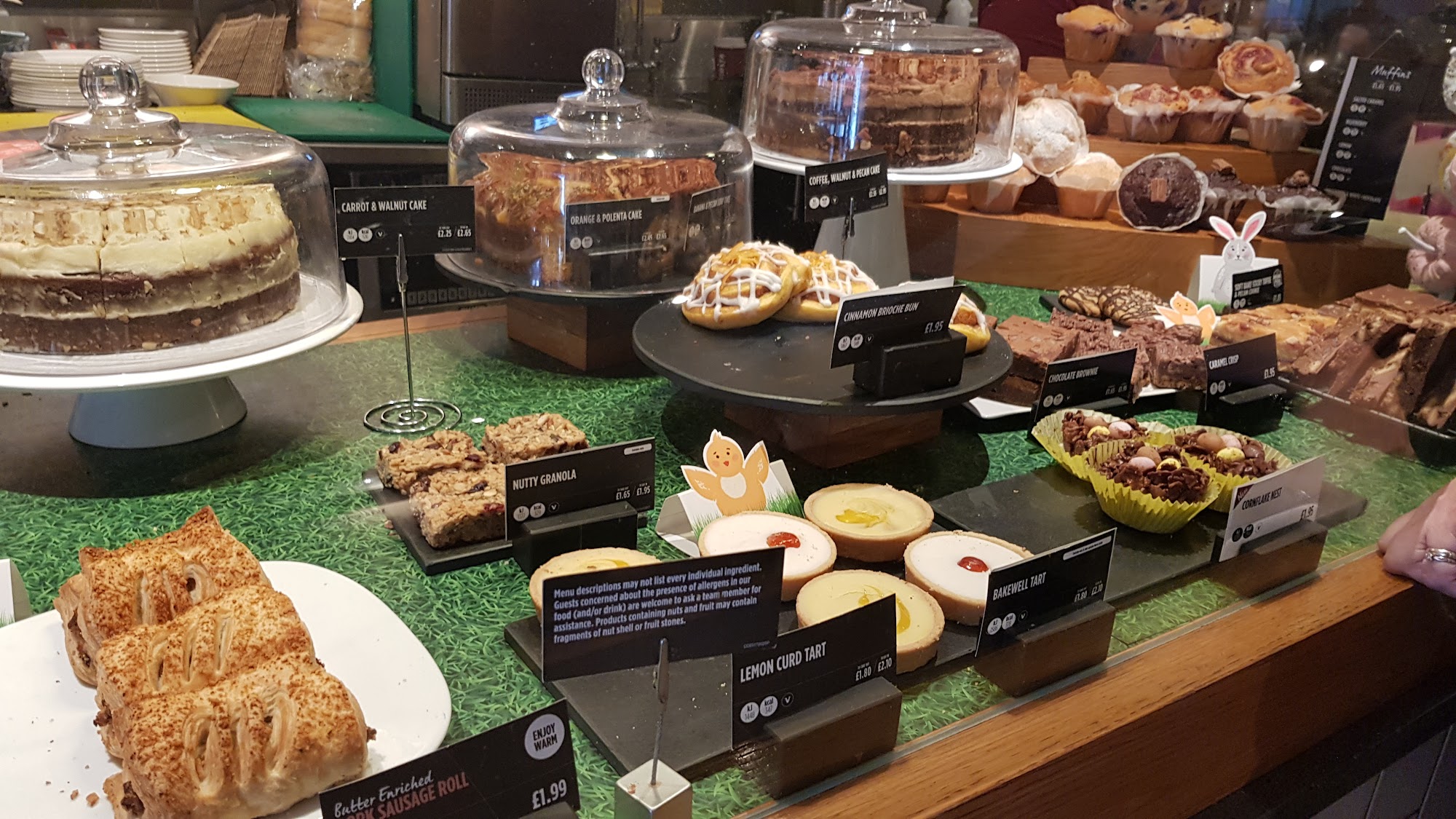 Costa Coffee Menu