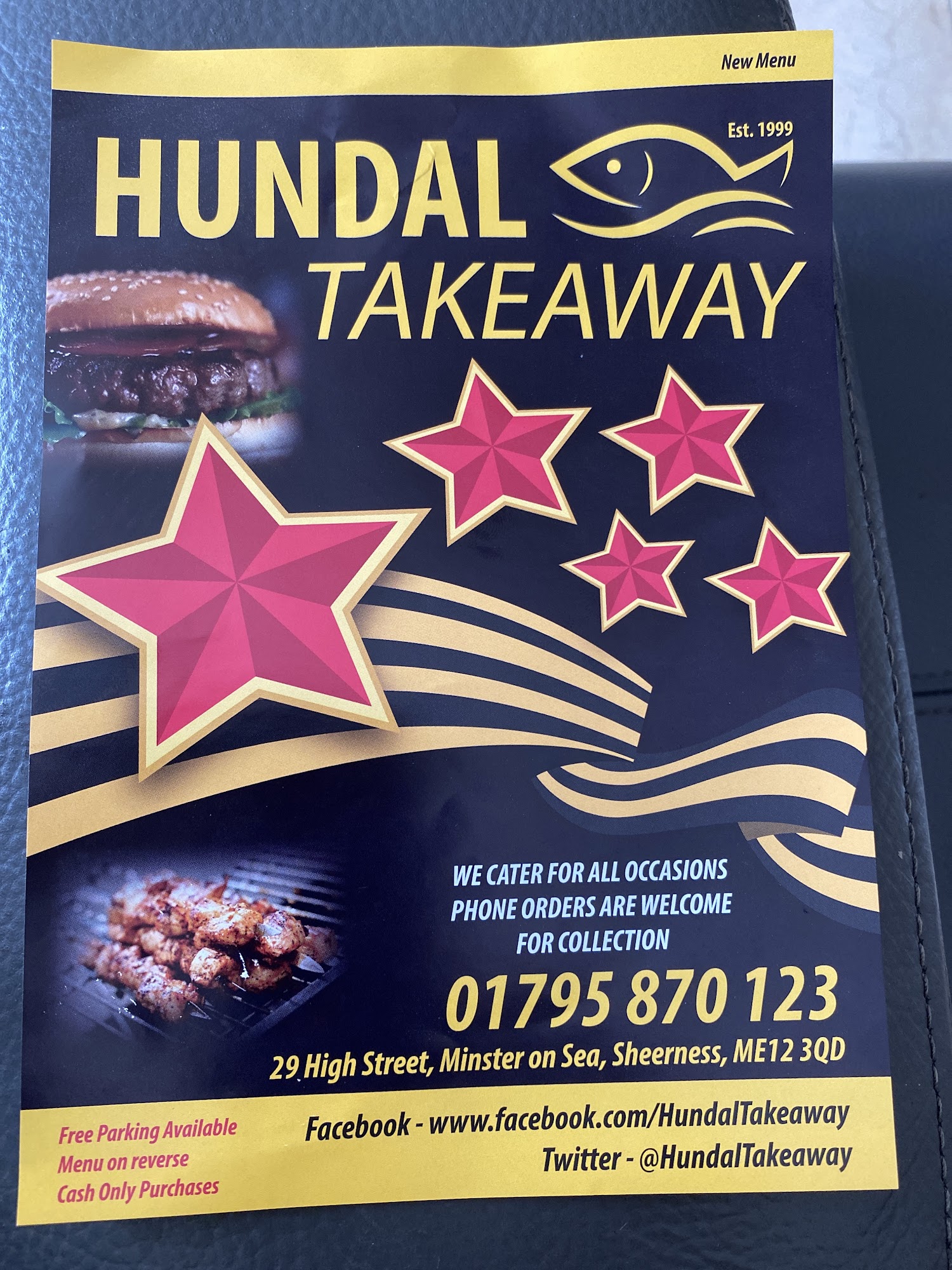 Hundal Grill & Fish Bar 29 High St, Minster, Minster on Sea, Sheerness
