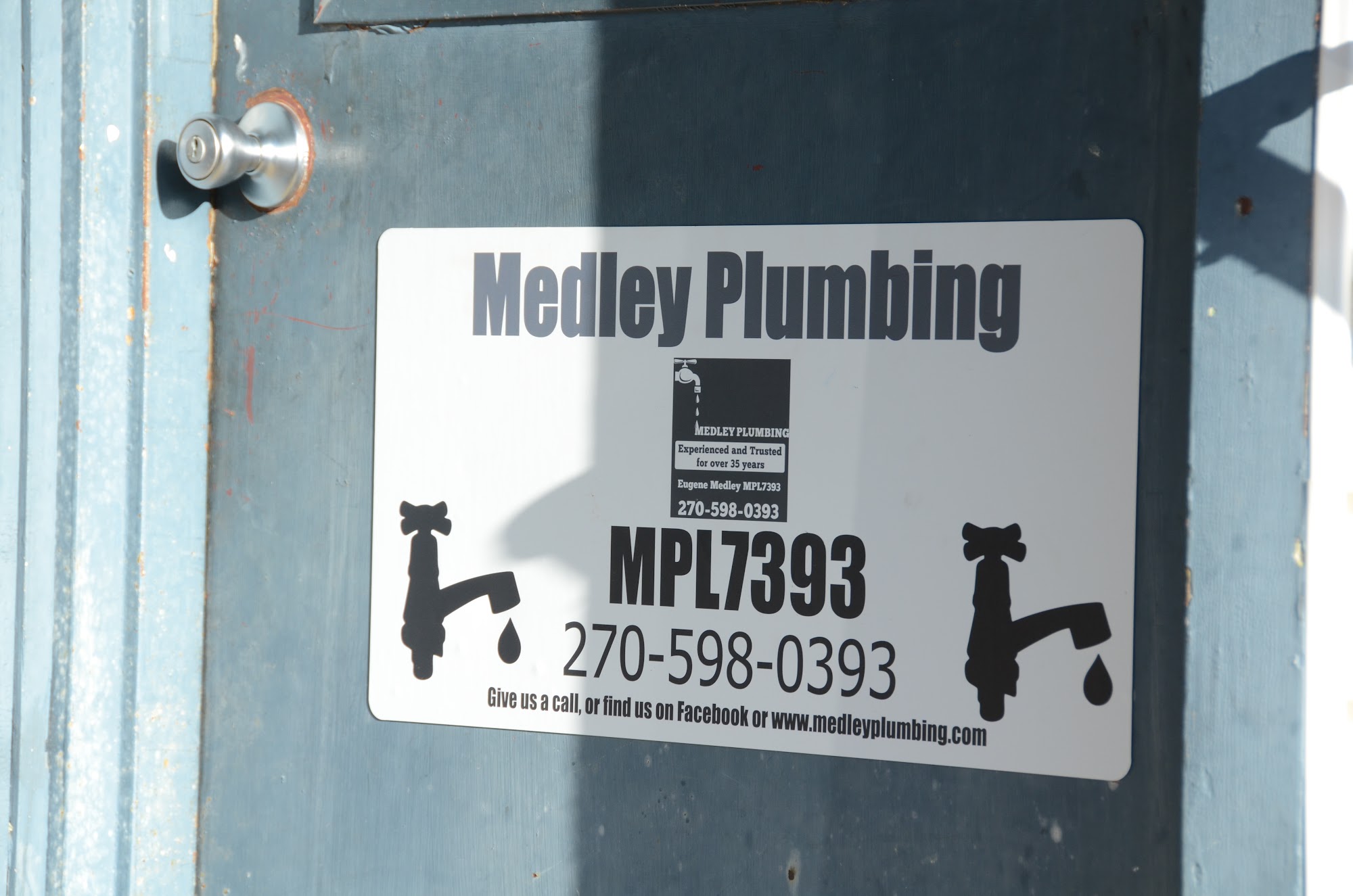 Medley Plumbing 318 W Kentucky Ave, Franklin Kentucky 42134