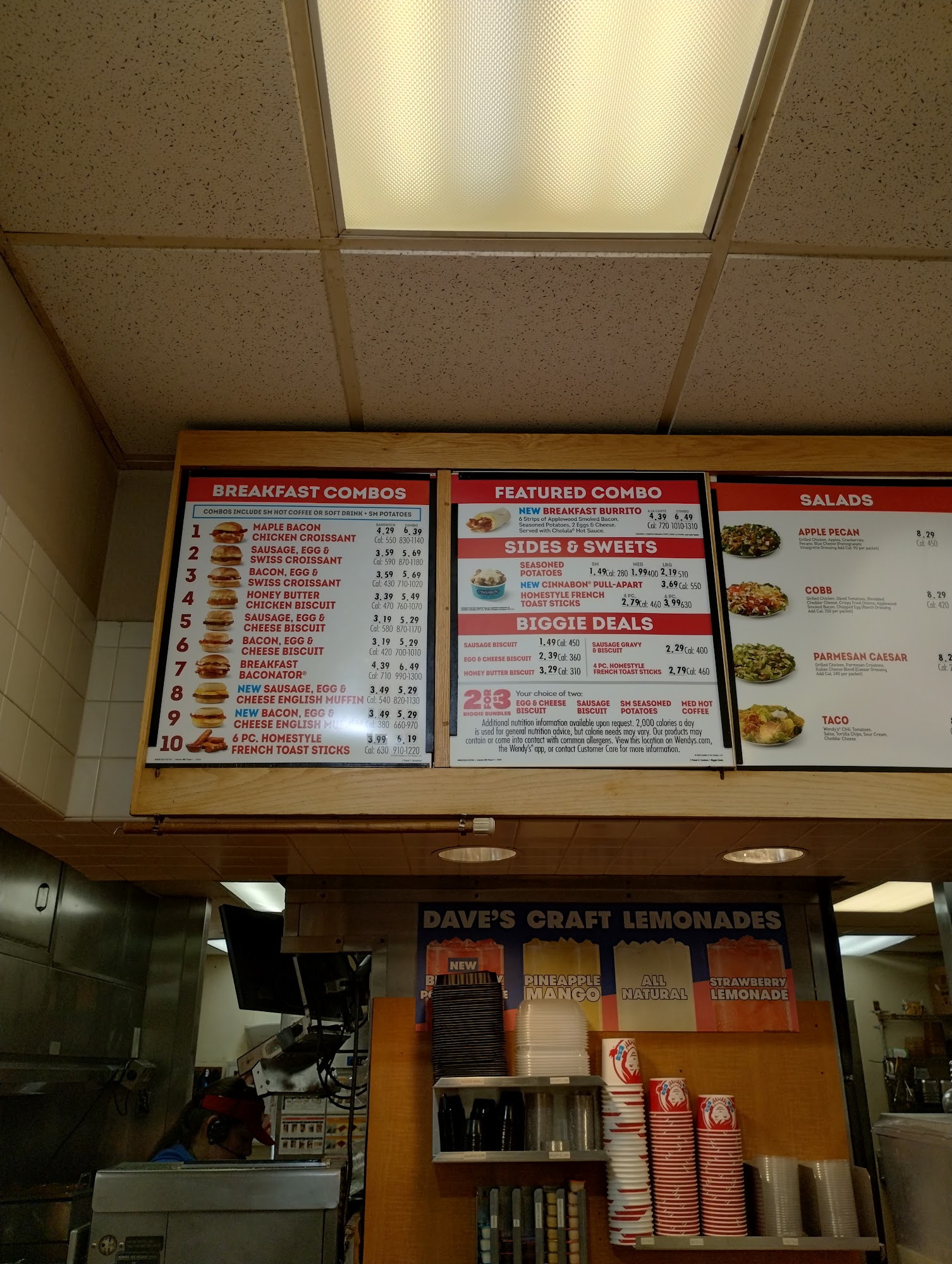 Wendy's Menu