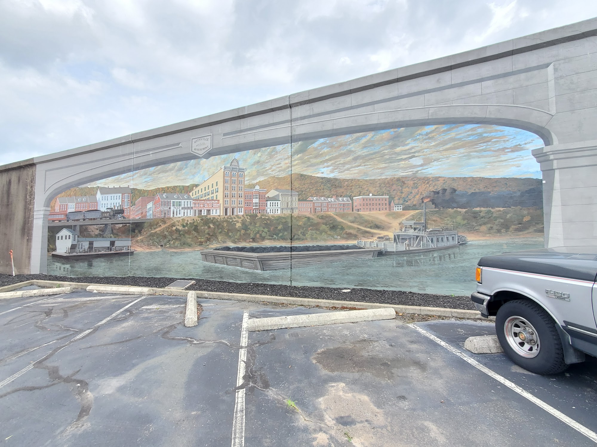 Maysville Floodwall Murals 120 Limestone St, Maysville Kentucky 41056