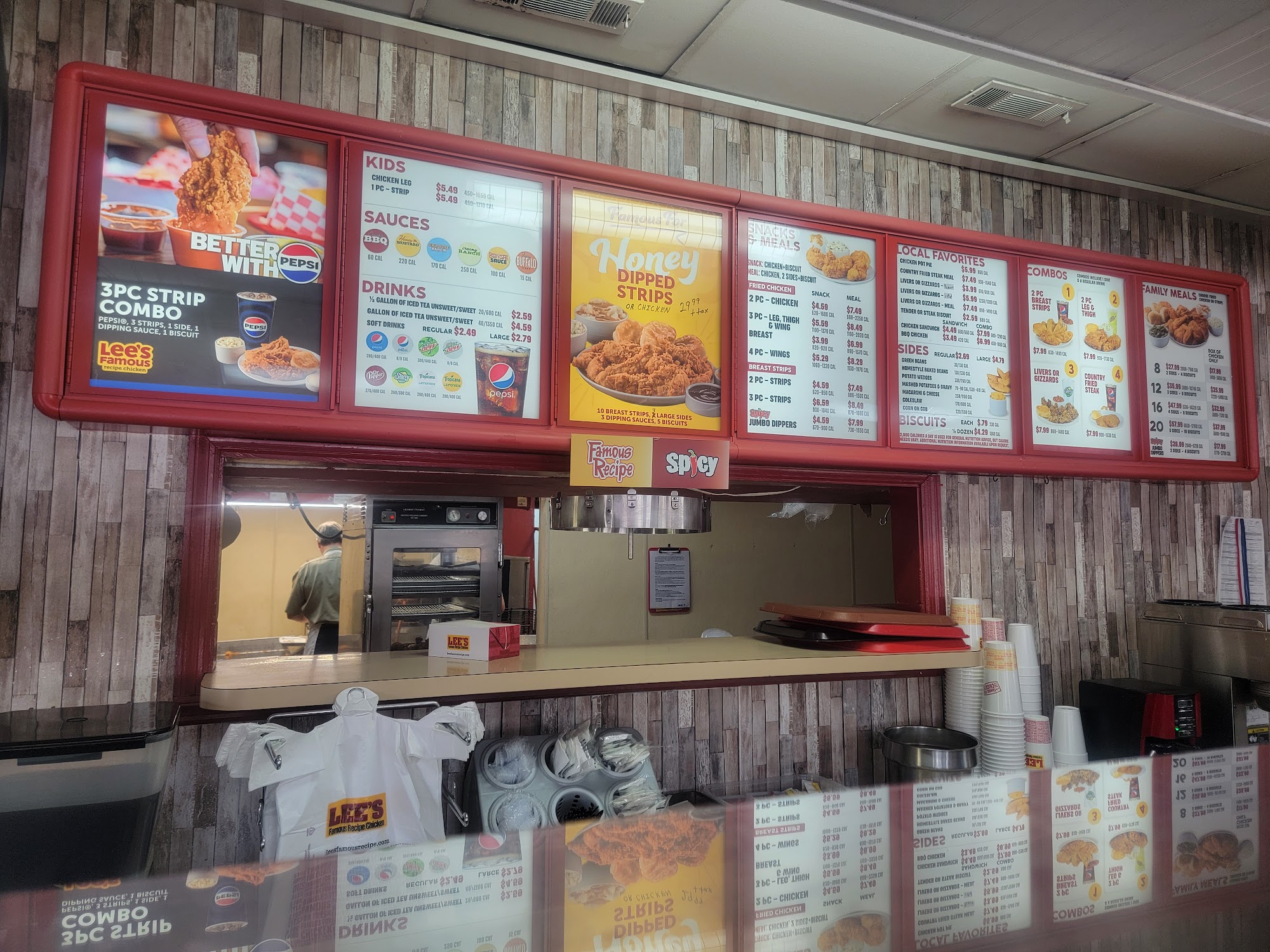 Lee's Famous Recipe Chicken Menu
