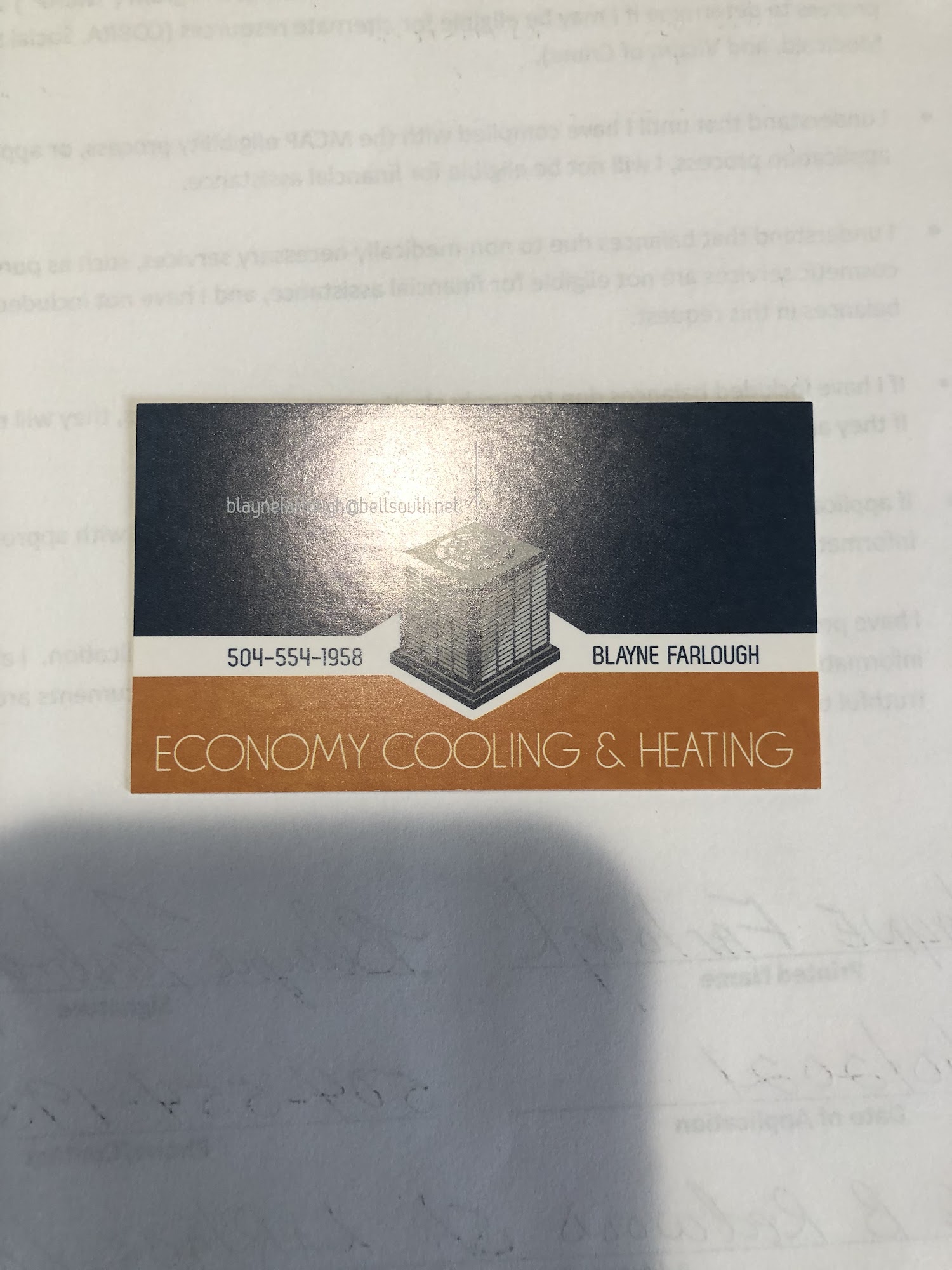 economy cooling & heating