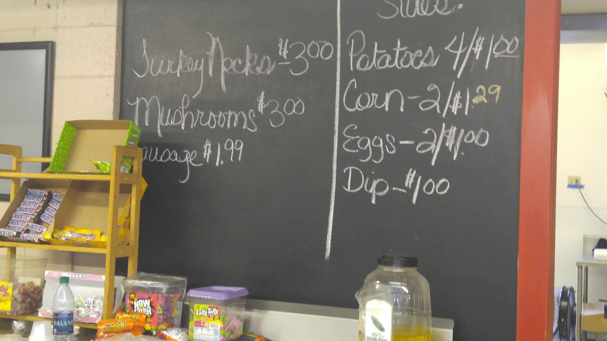 Crawfish Corner Menu