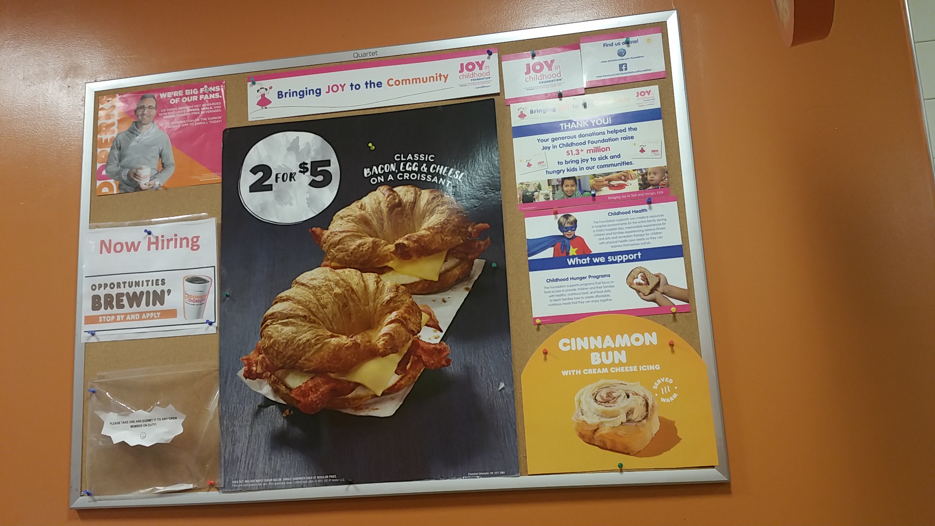 Dunkin' Menu