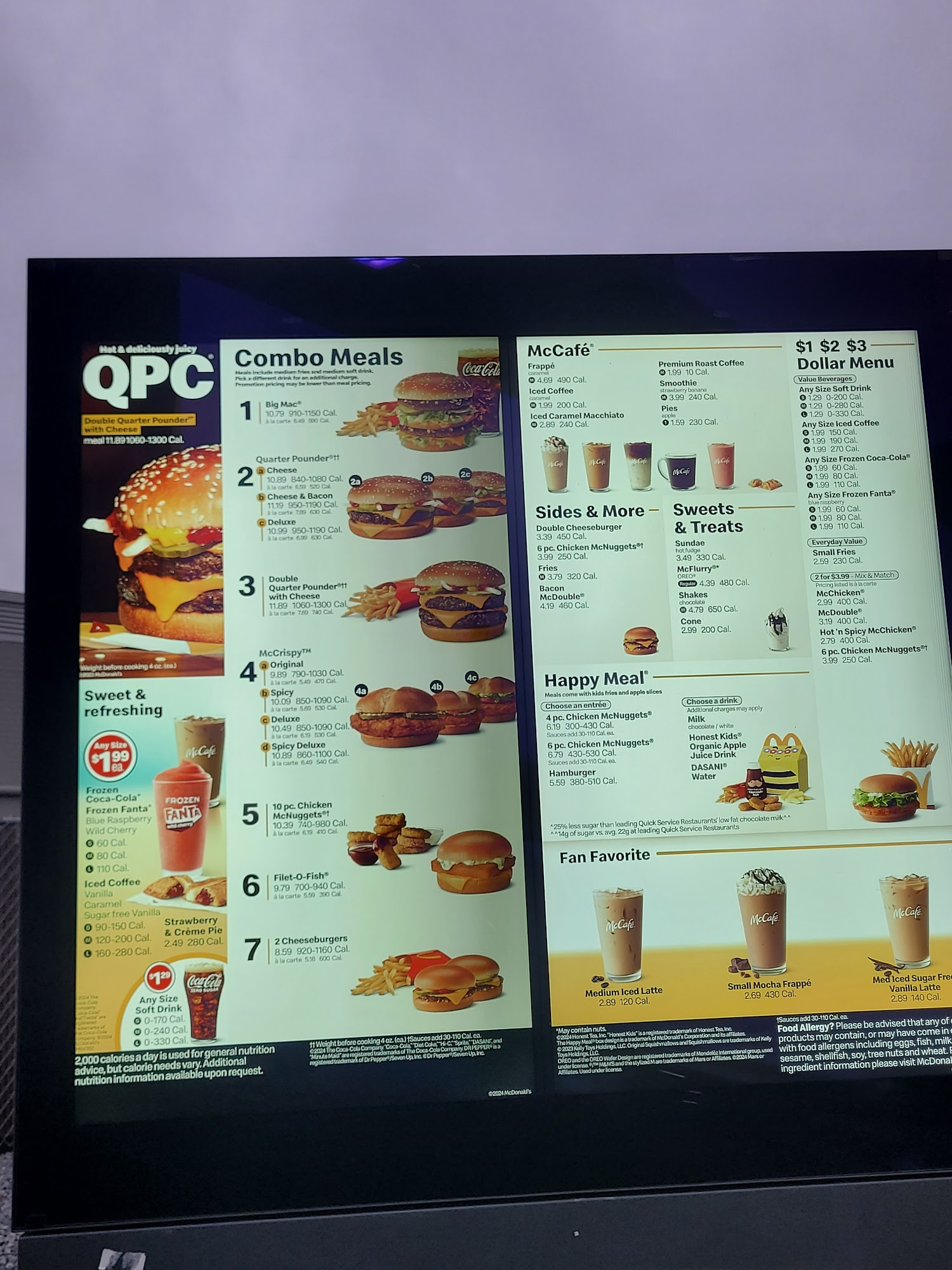 McDonald's Menu