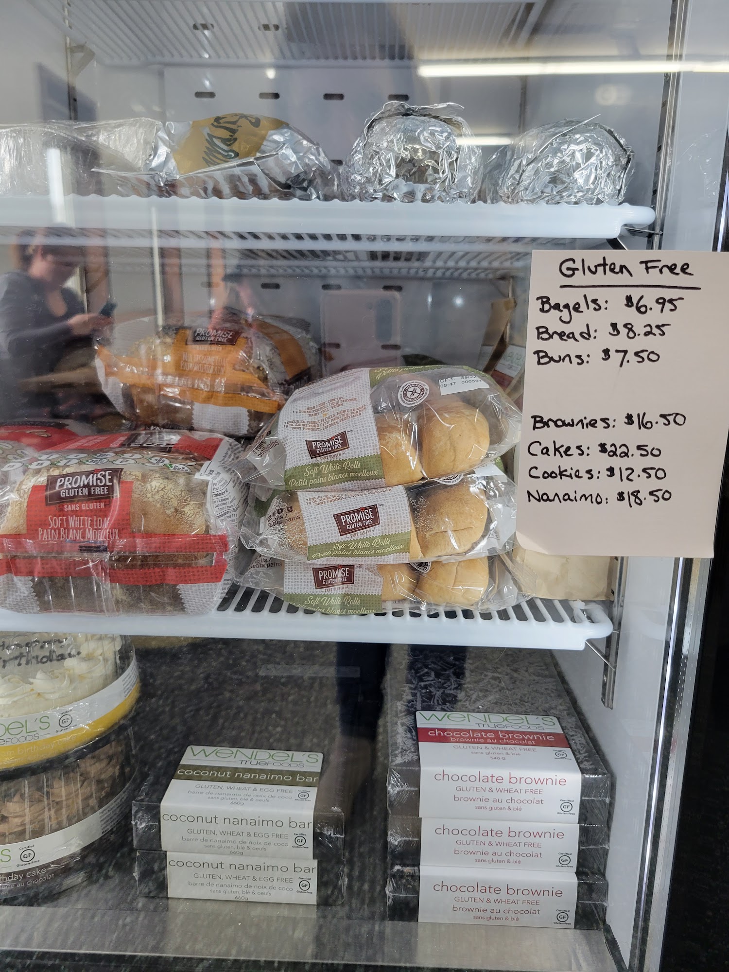 Boissevain Bakeshop Menu