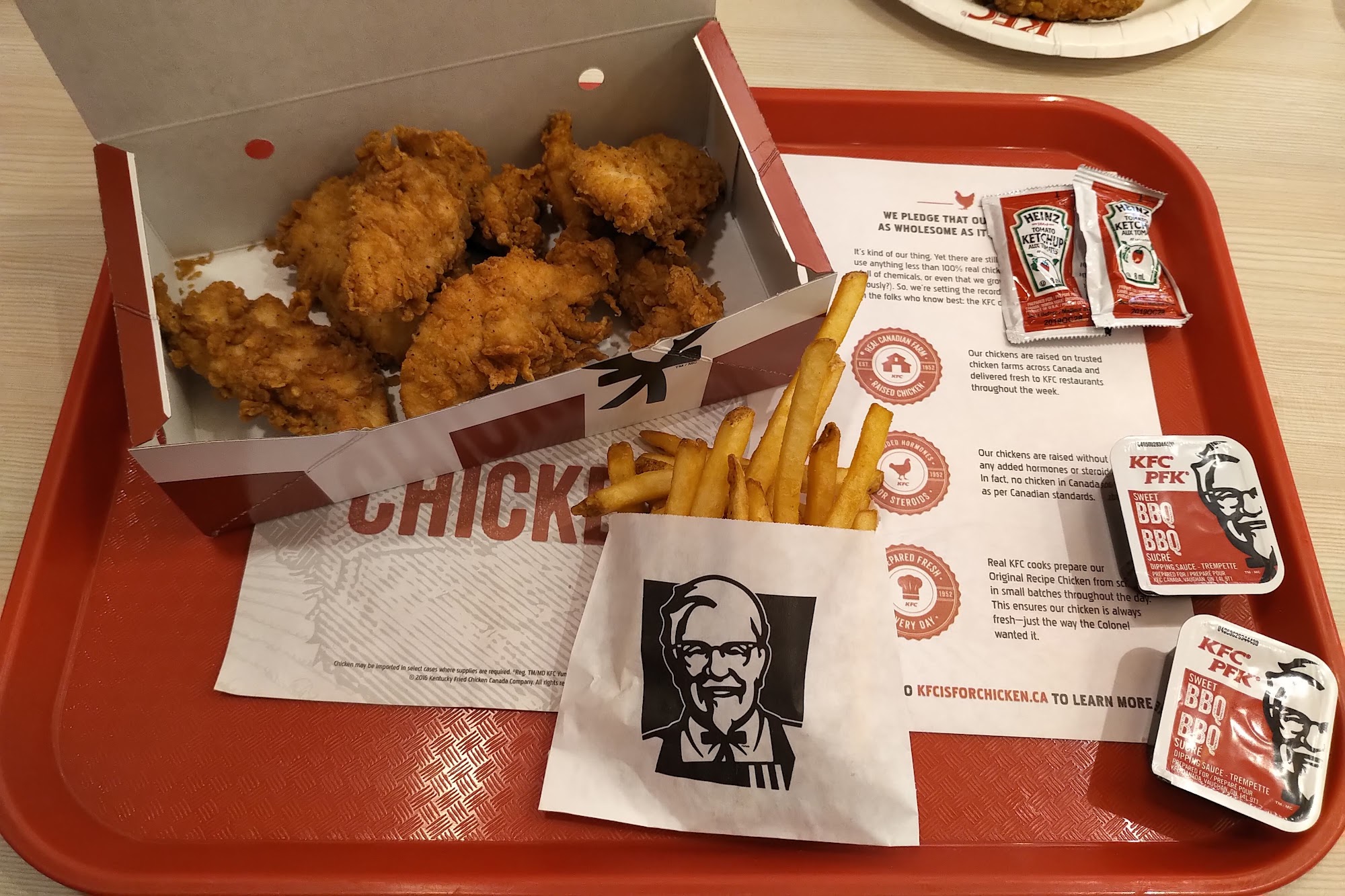 KFC Menu