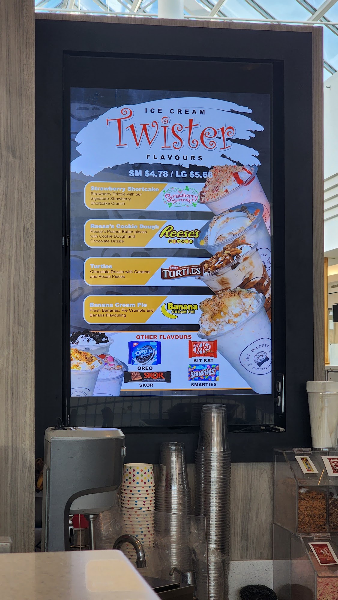 The Dapper Doughnut Menu