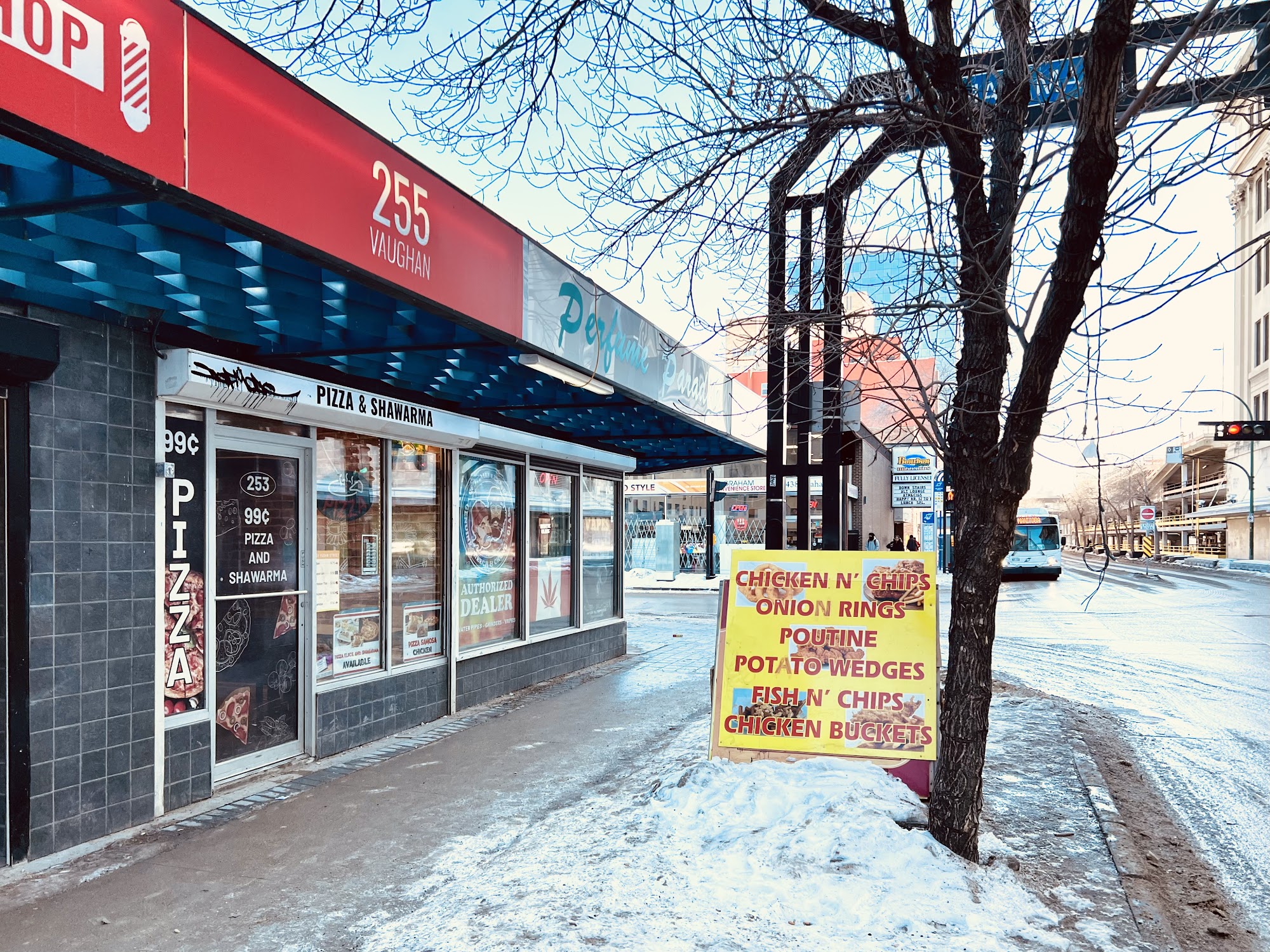 Pizza and shawarma 253a Vaughan St, Winnipeg, MB R3C 1T8