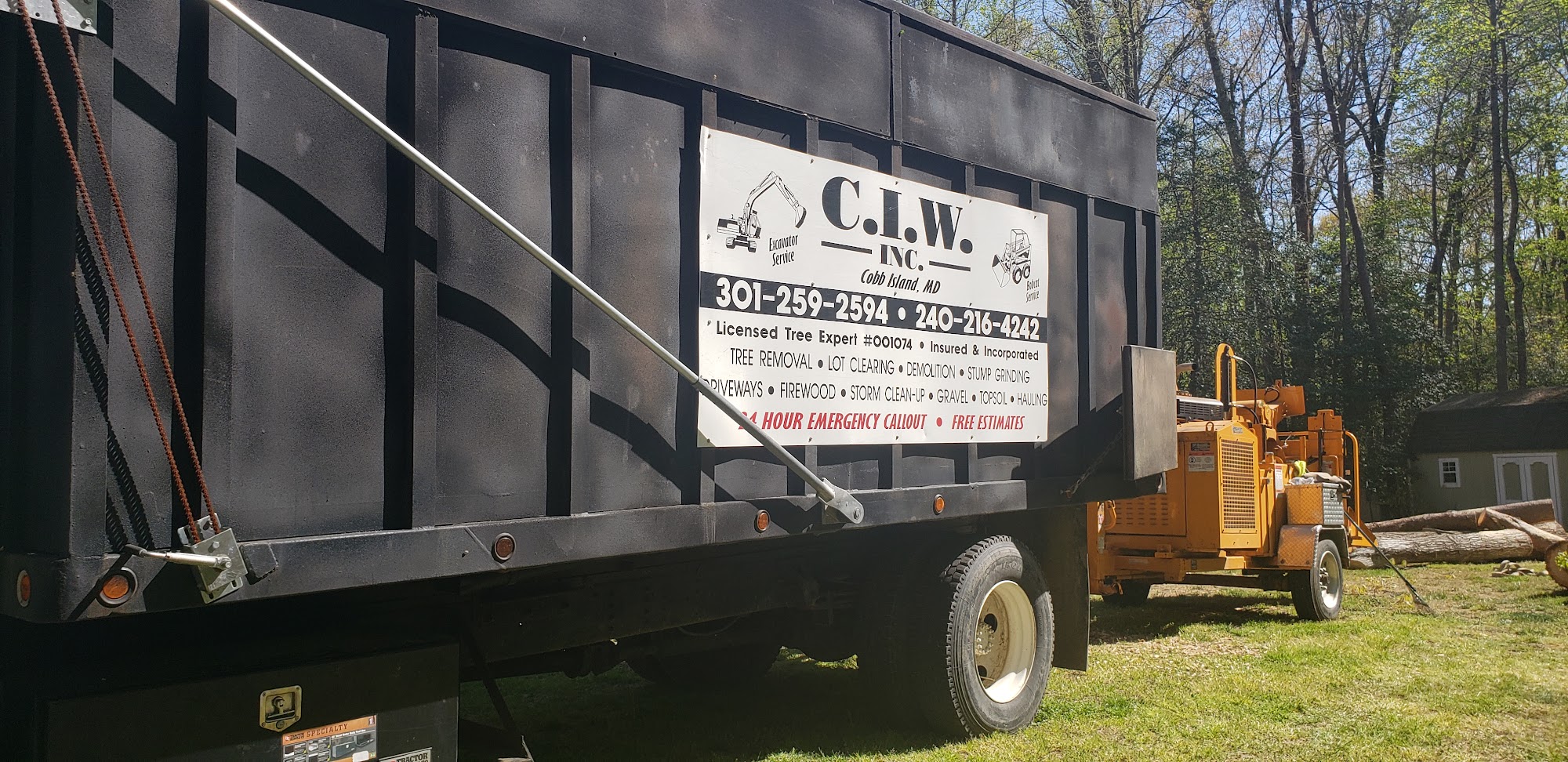 CIW Tree Services 17635 Oriole Dr, Cobb Island Maryland 20625