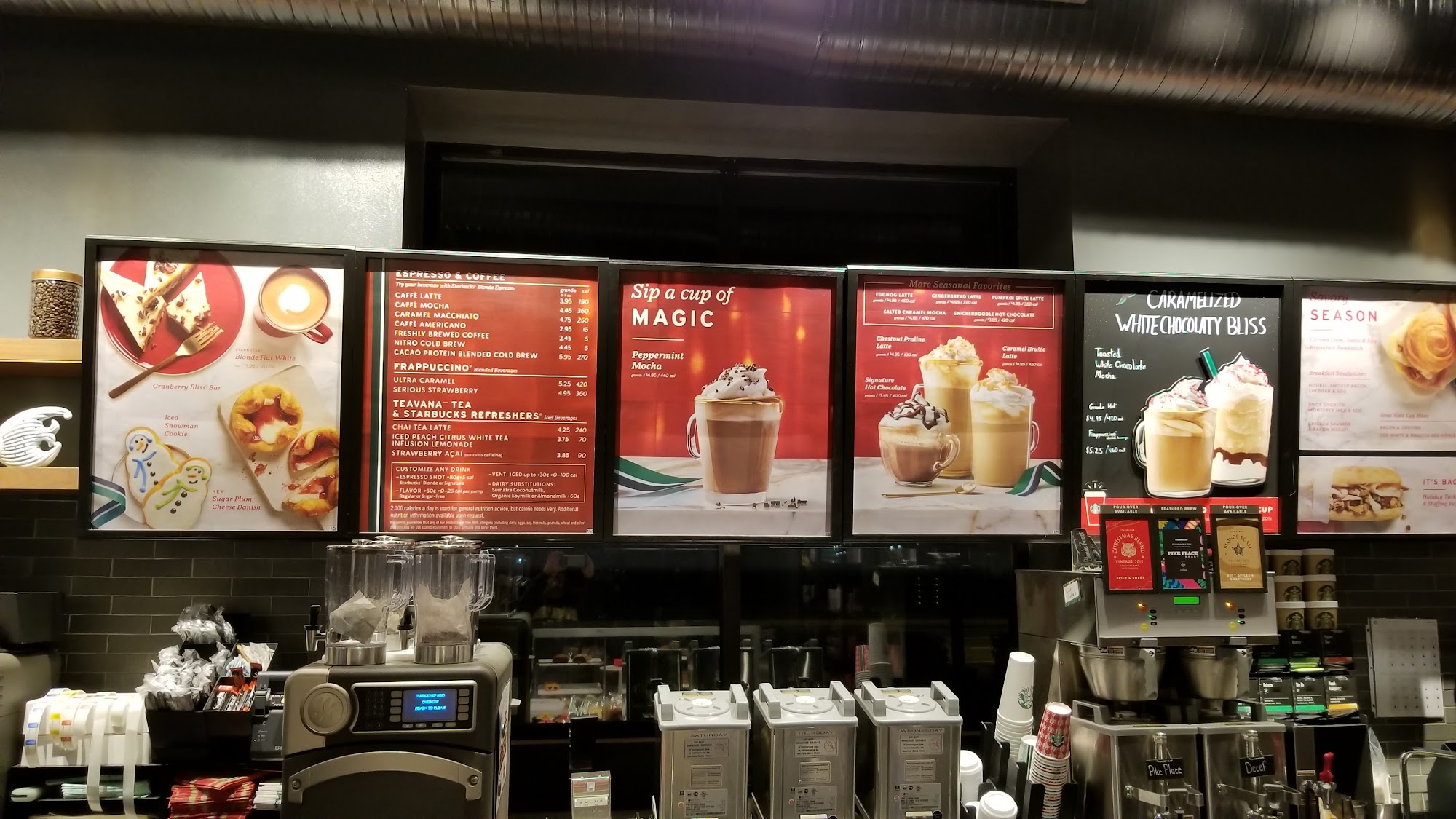 Starbucks Menu