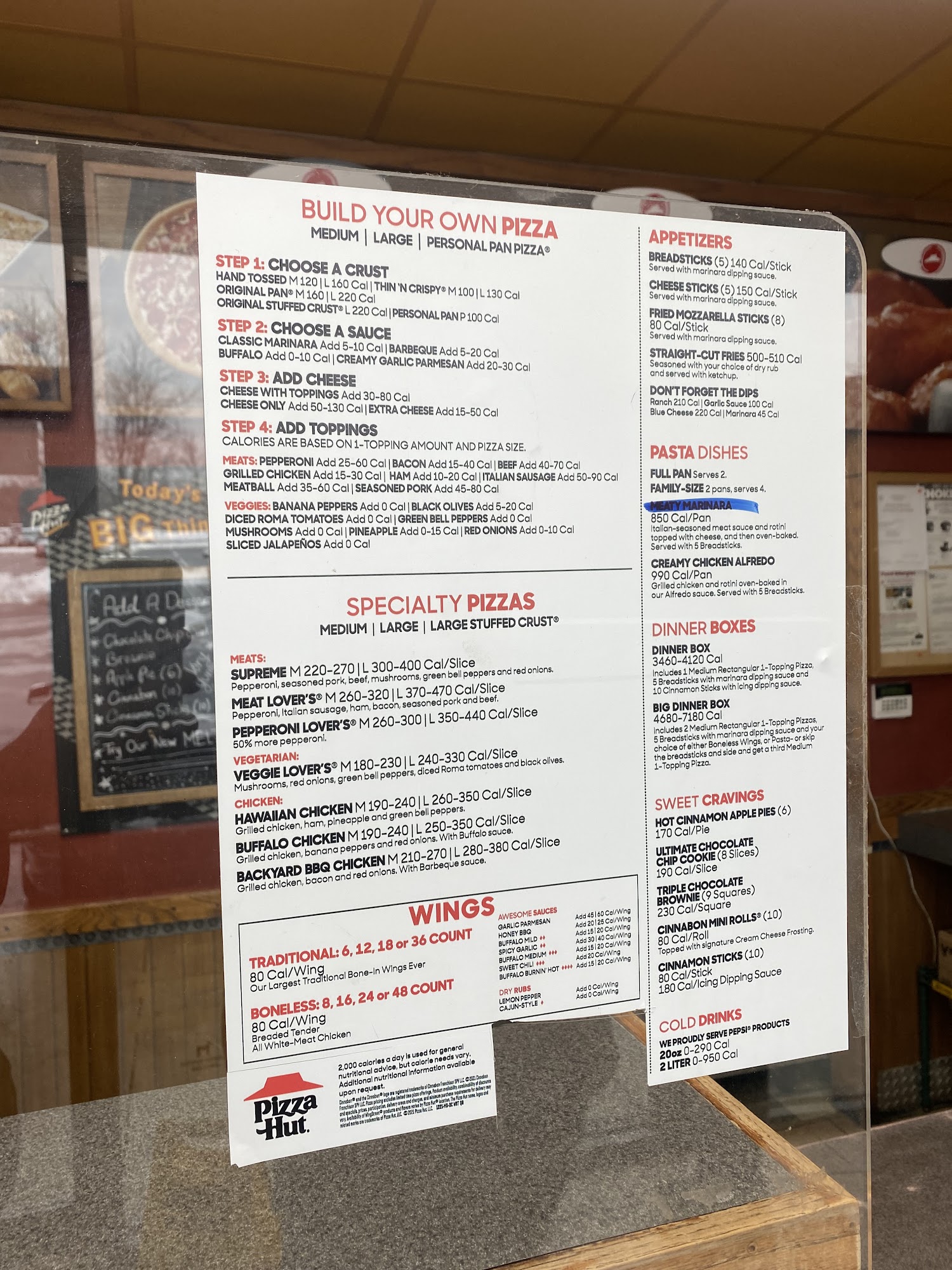Pizza Hut Menu