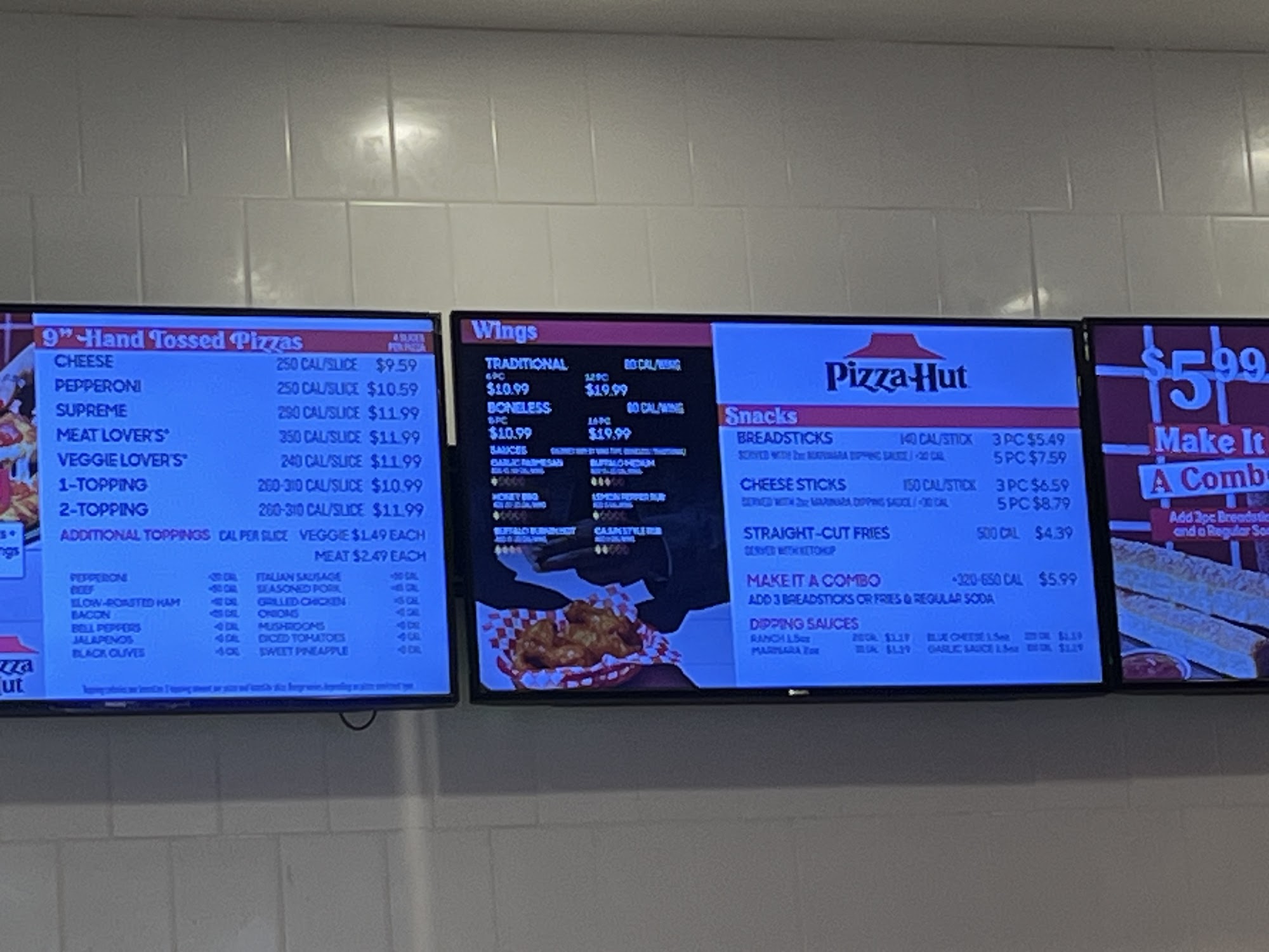 Pizza Hut Menu