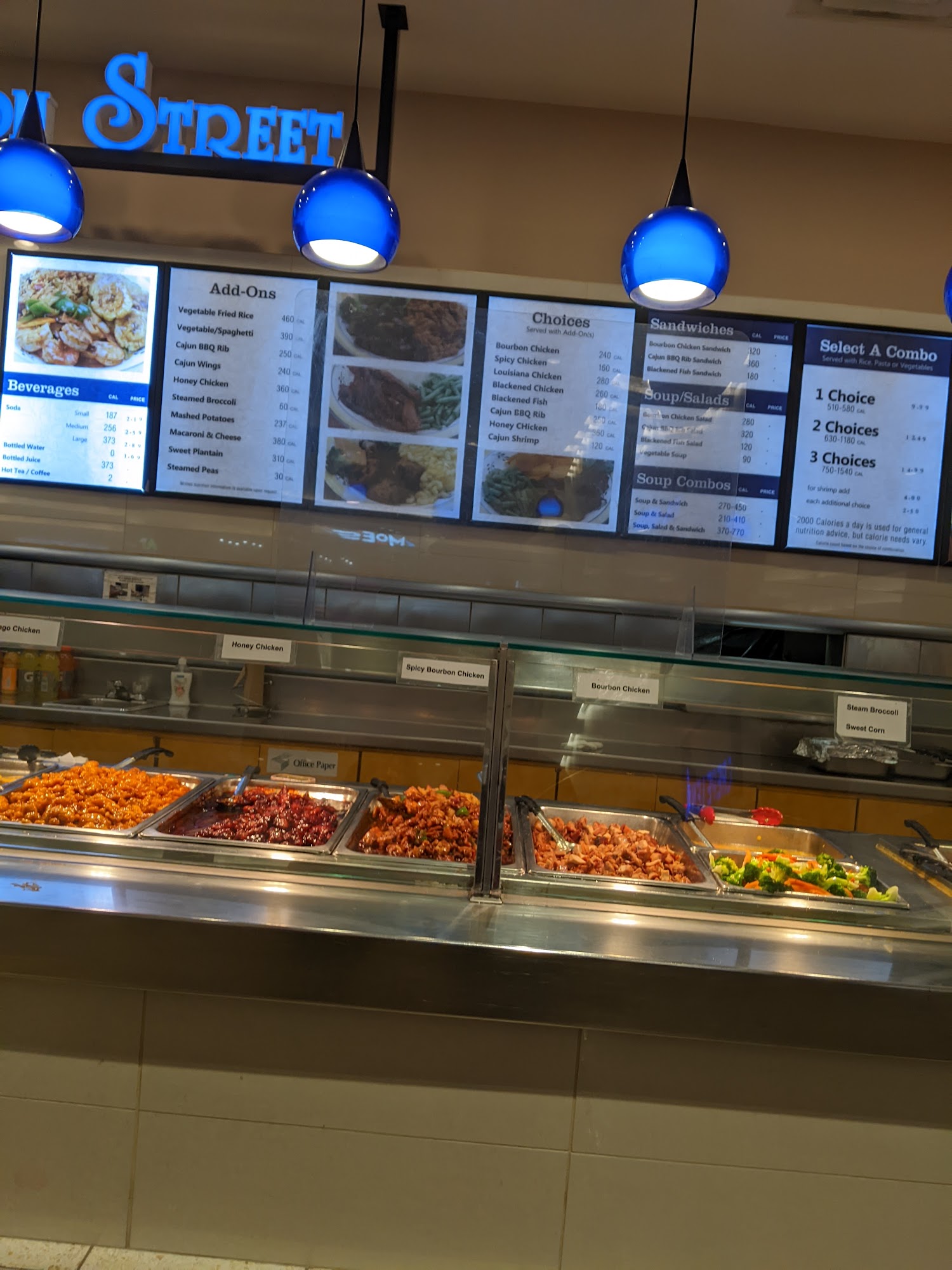 Bourbon Street Cafe Menu