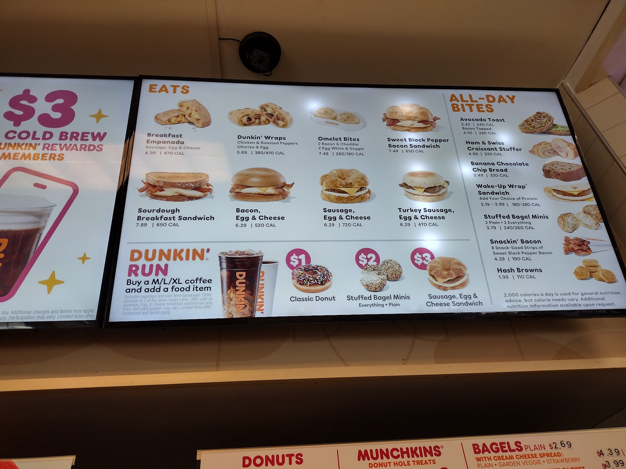 Dunkin' Menu