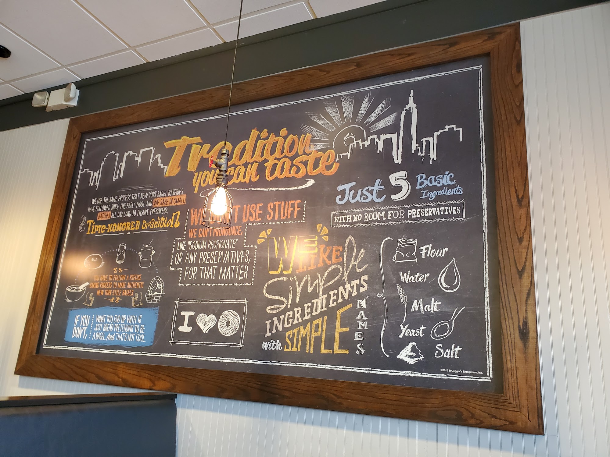 Bruegger's Bagels Menu