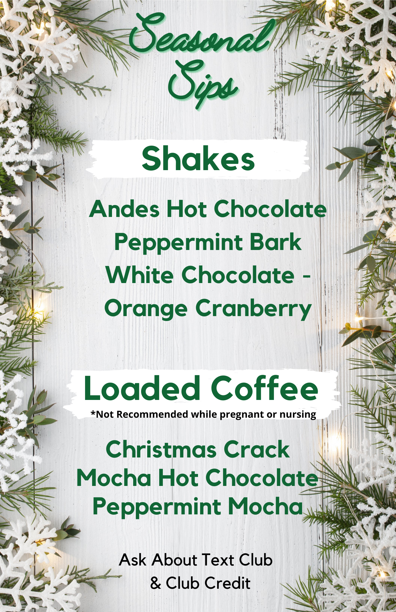 Hard Core Nutrition(Herbalife Nutrition Club) Menu