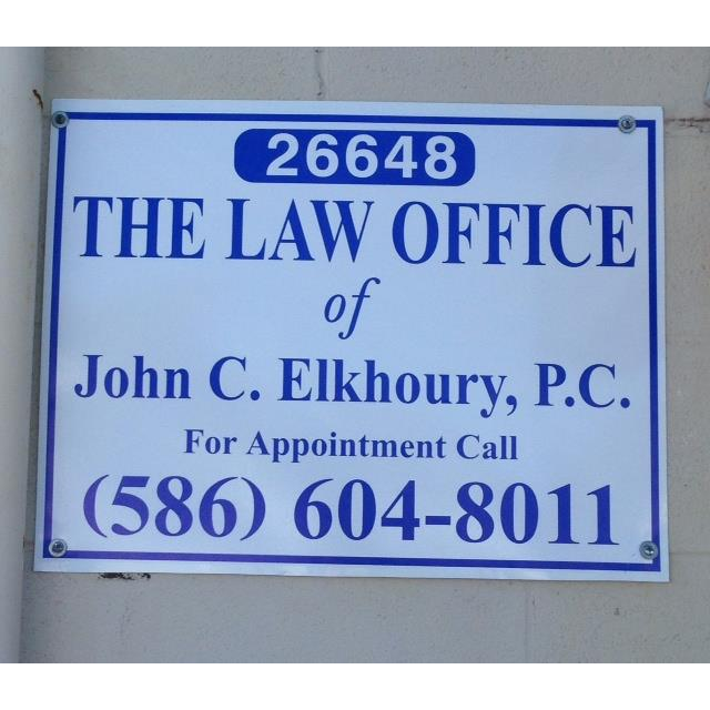 The Law Office of John C. Elkhoury P.C. 26648 Van Dyke Ave, Center Line Michigan 48015