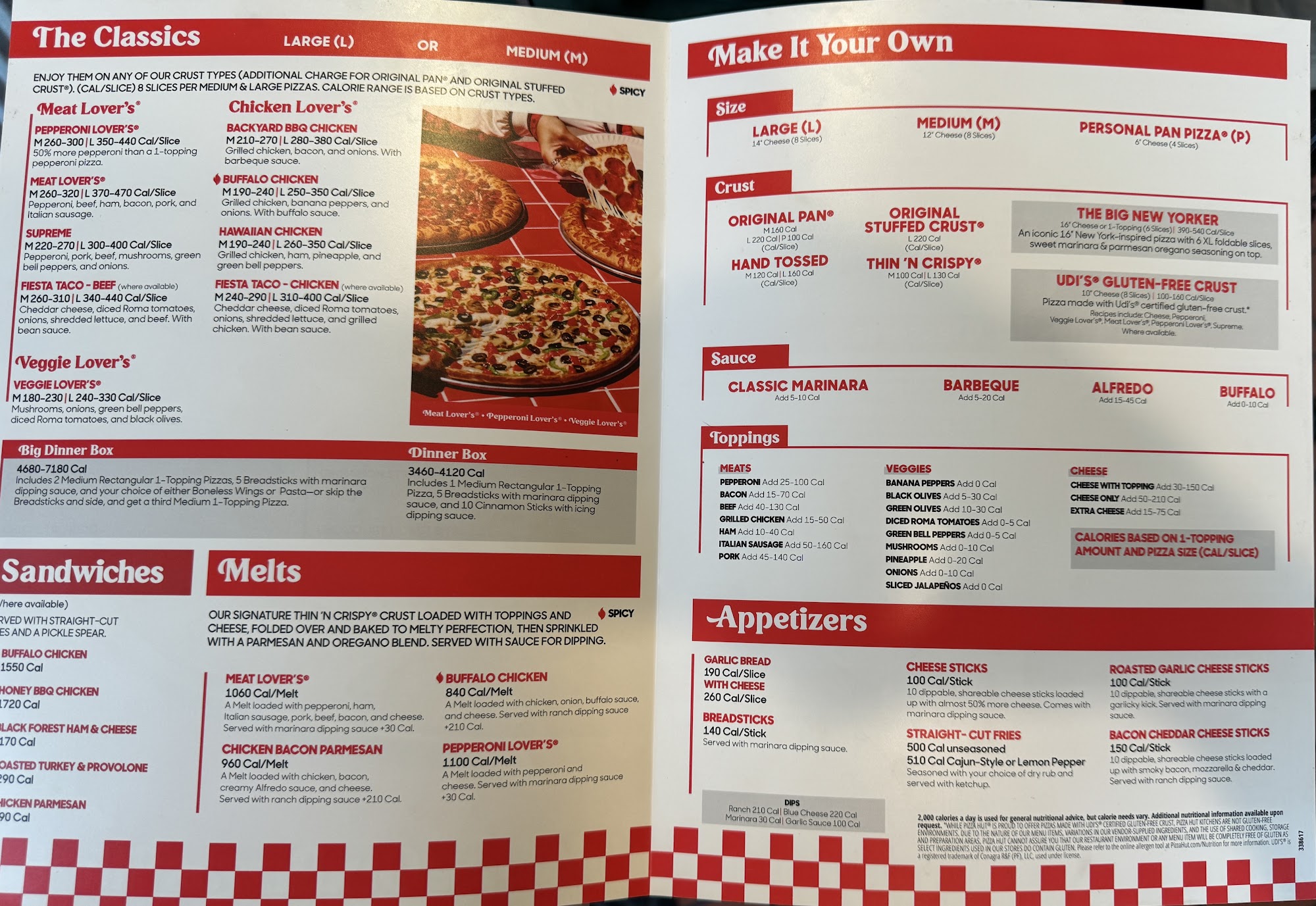 Pizza Hut Menu