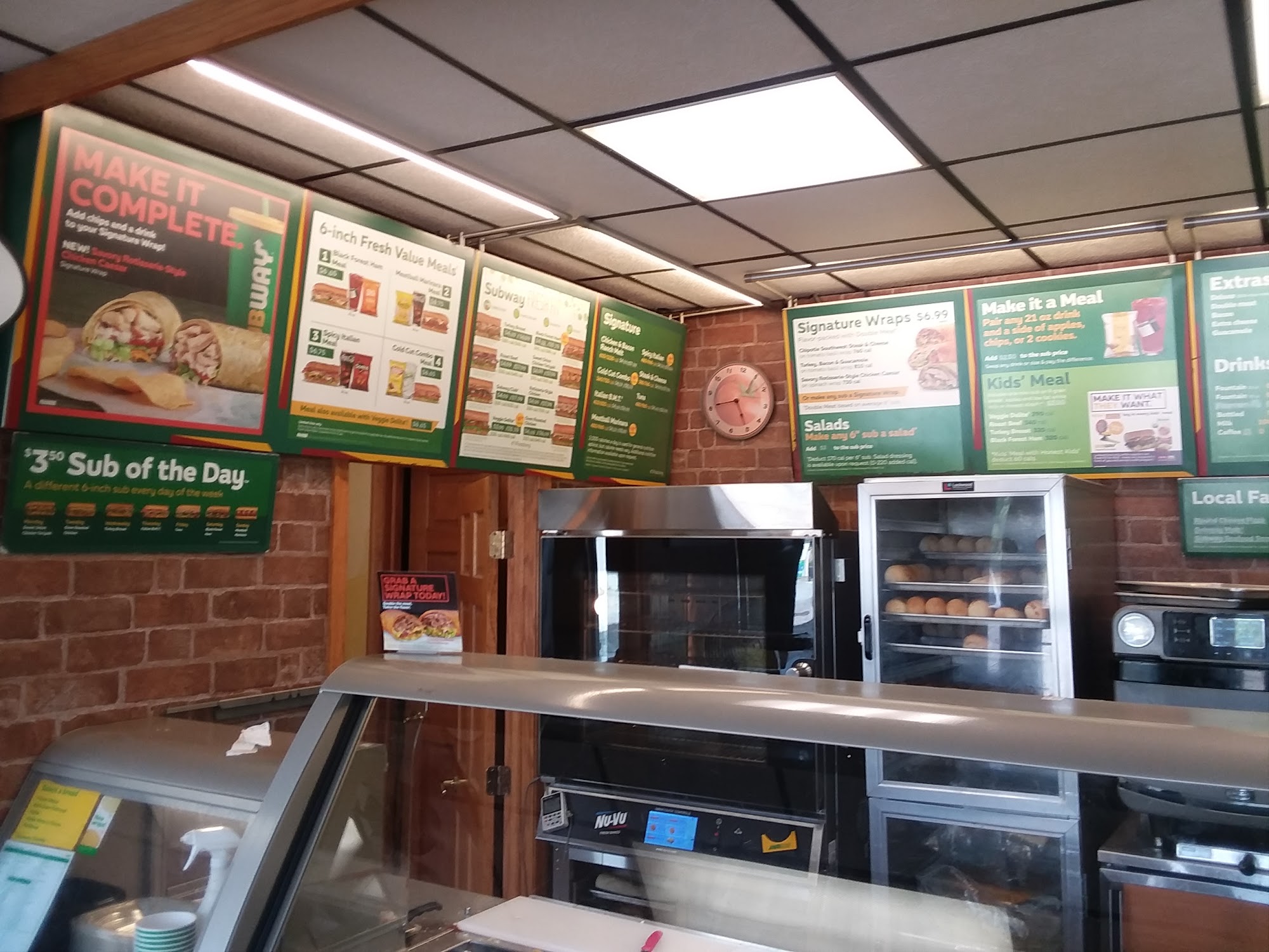 Subway Menu