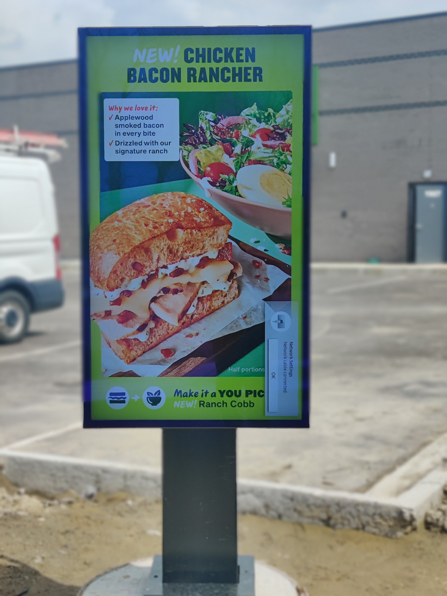 New construction Menu