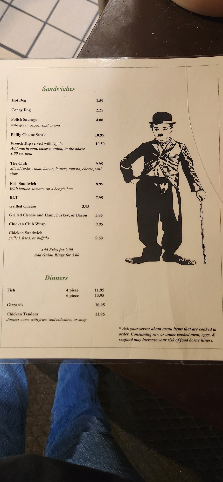 Figaro's Restaurant & Lounge Menu