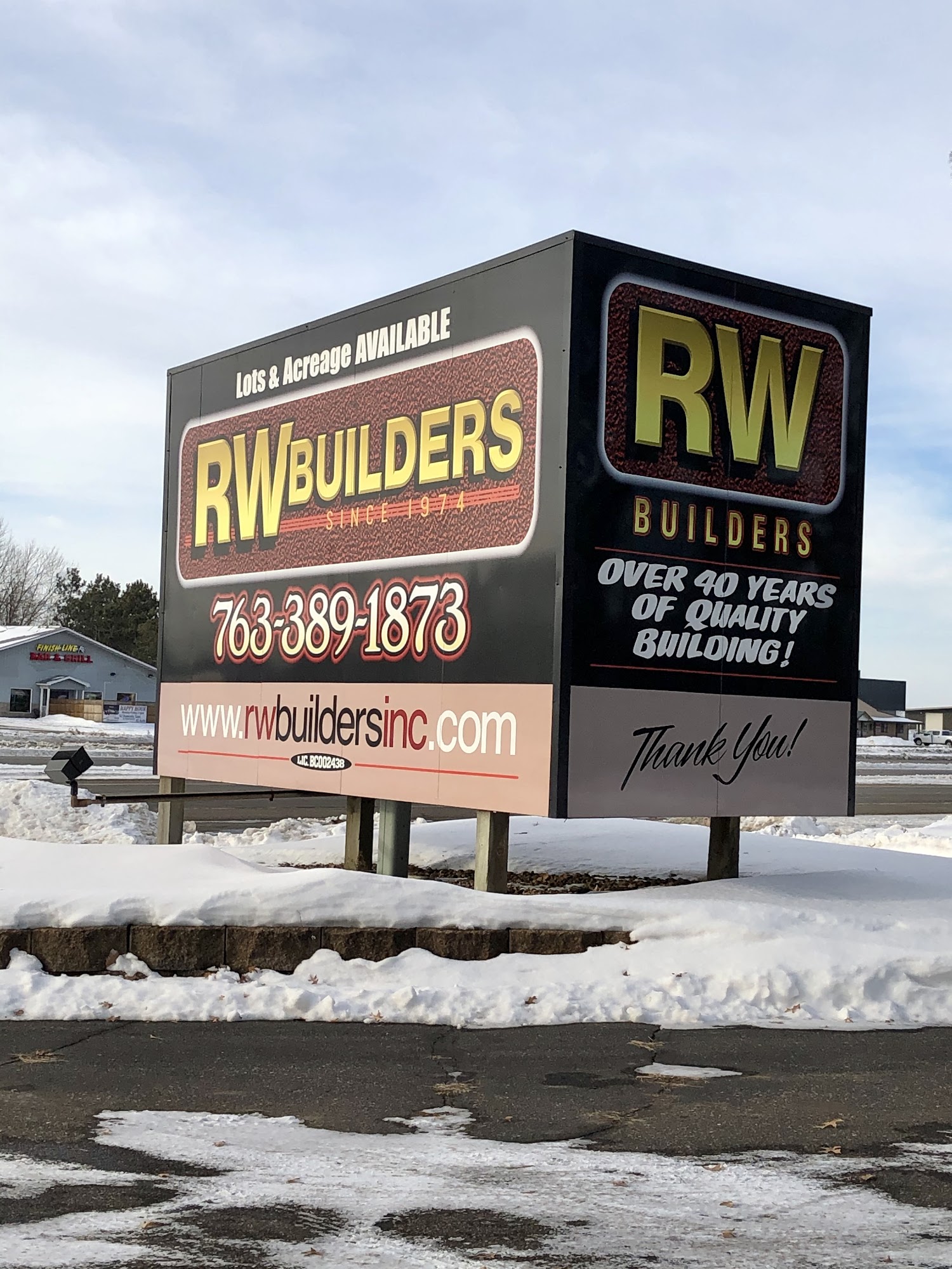 R W Builders Inc 31841 124th St, Princeton Minnesota 55371