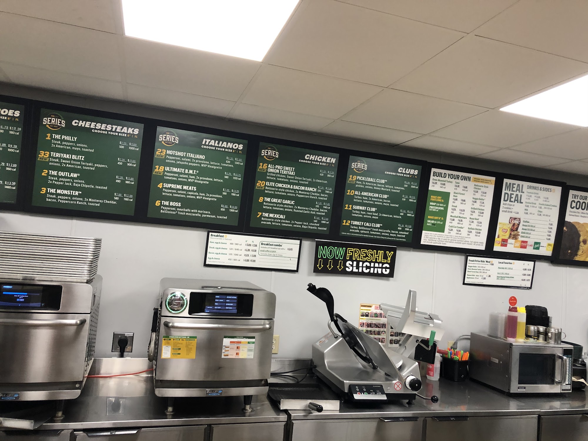 Subway Menu