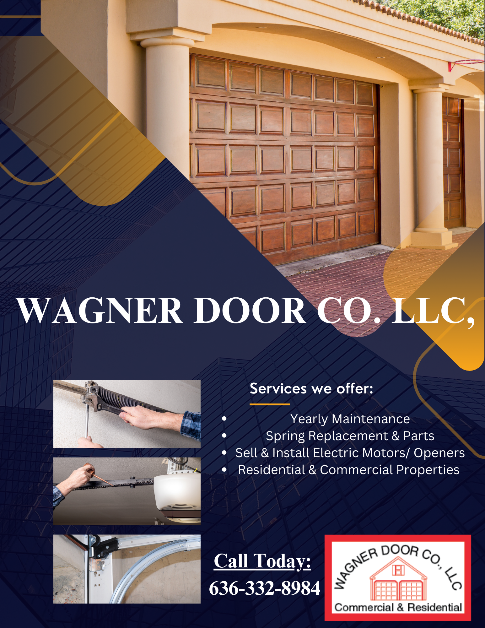 Wagner Garage Door 1620 Westshyre Dr, Lake St Louis Missouri 63367