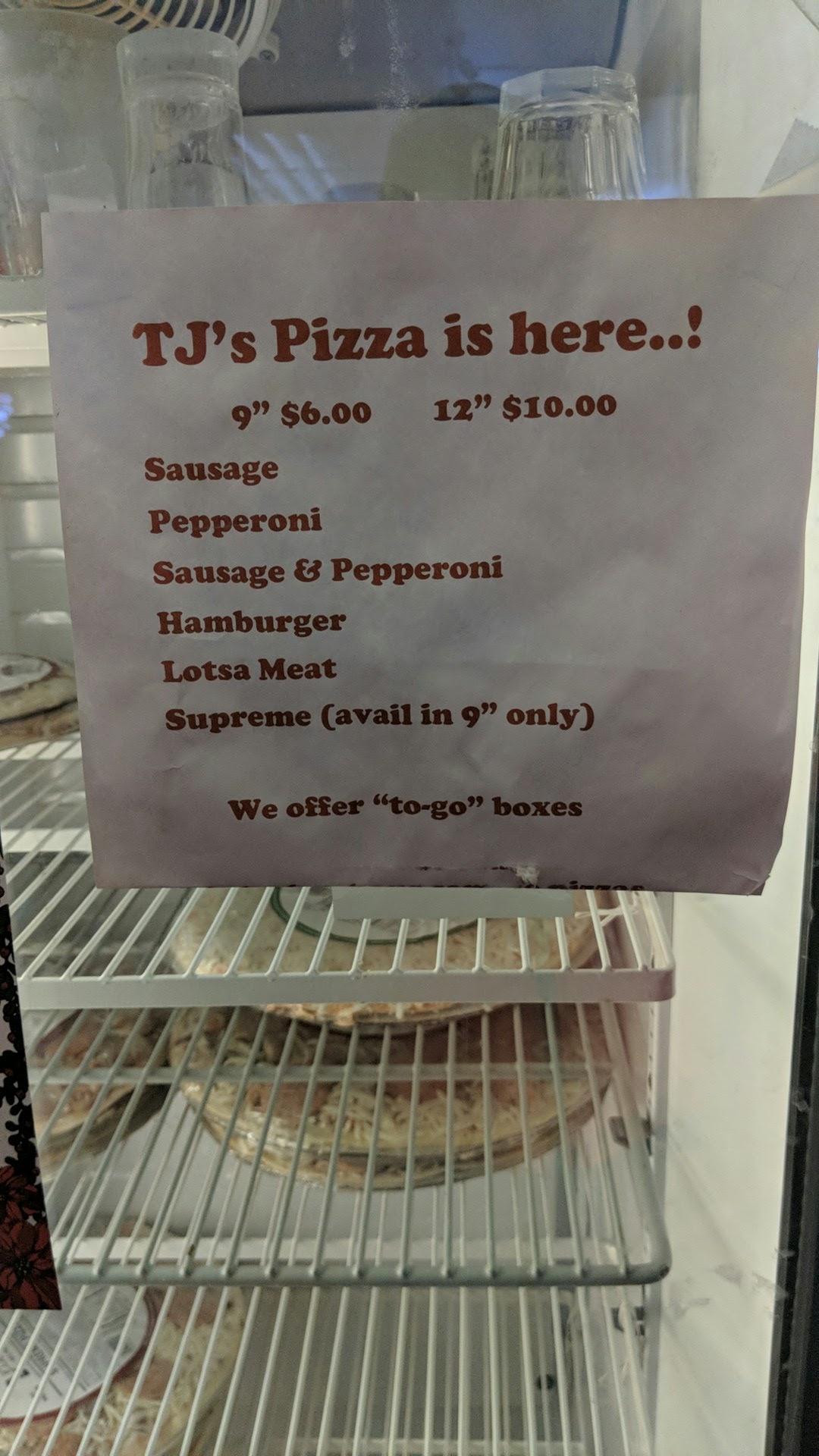 Lil's Fireside Lounge Menu