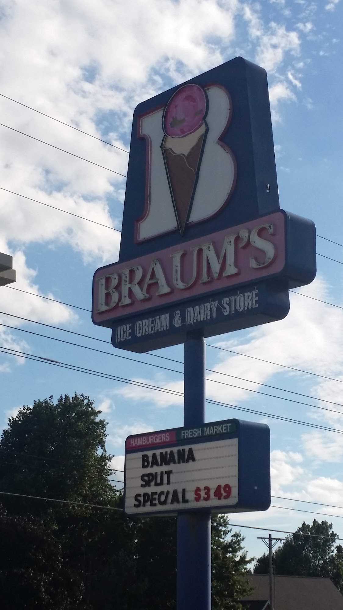 Braum's Ice Cream & Dairy Store Menu